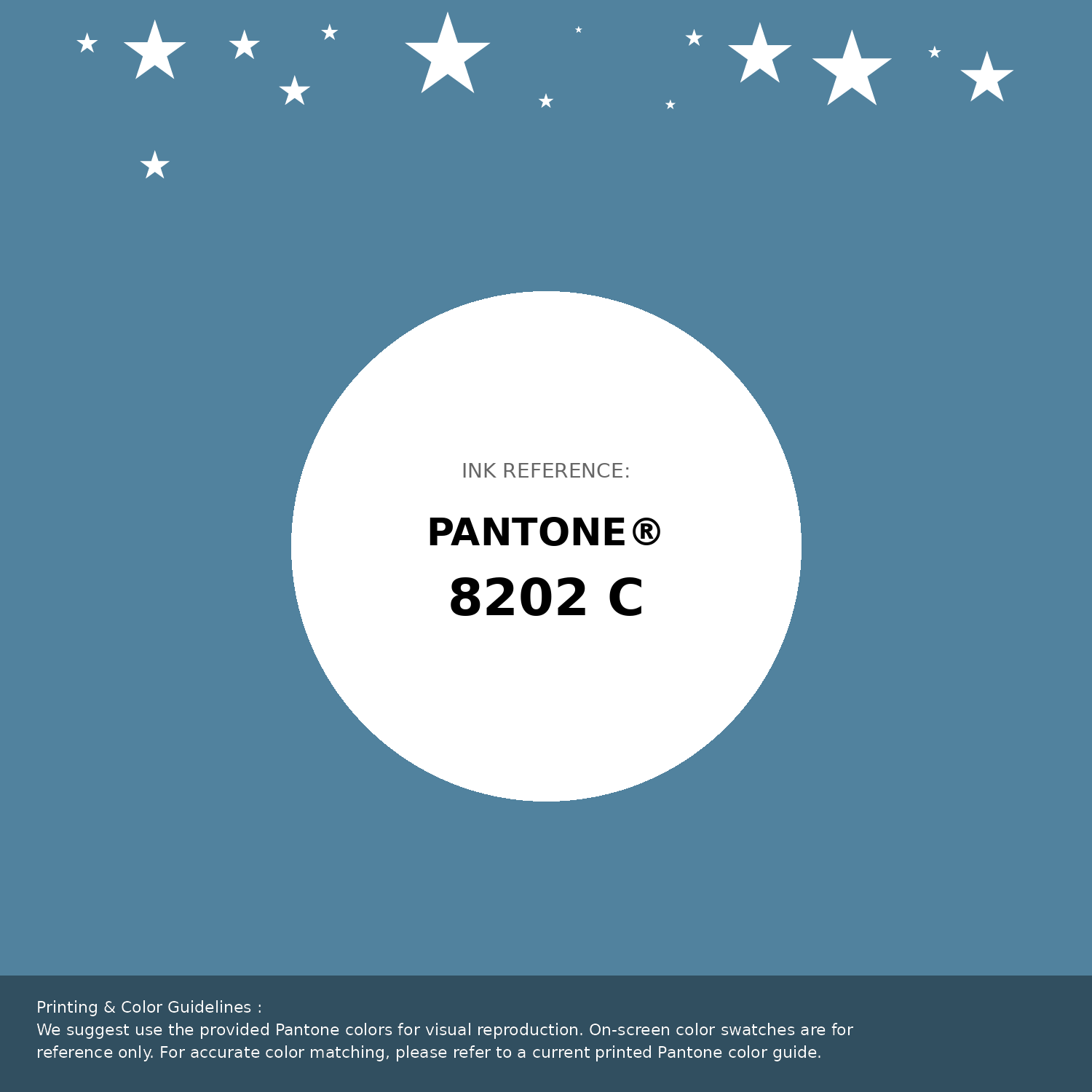 Beautiful Pantone swatch artwork featuring Pantone 8202 C Color | Hex color Code #51829e. Professional color swatch design perfect for designers and color enthusiasts. #pantone #colorswatch #designresource #51829e
