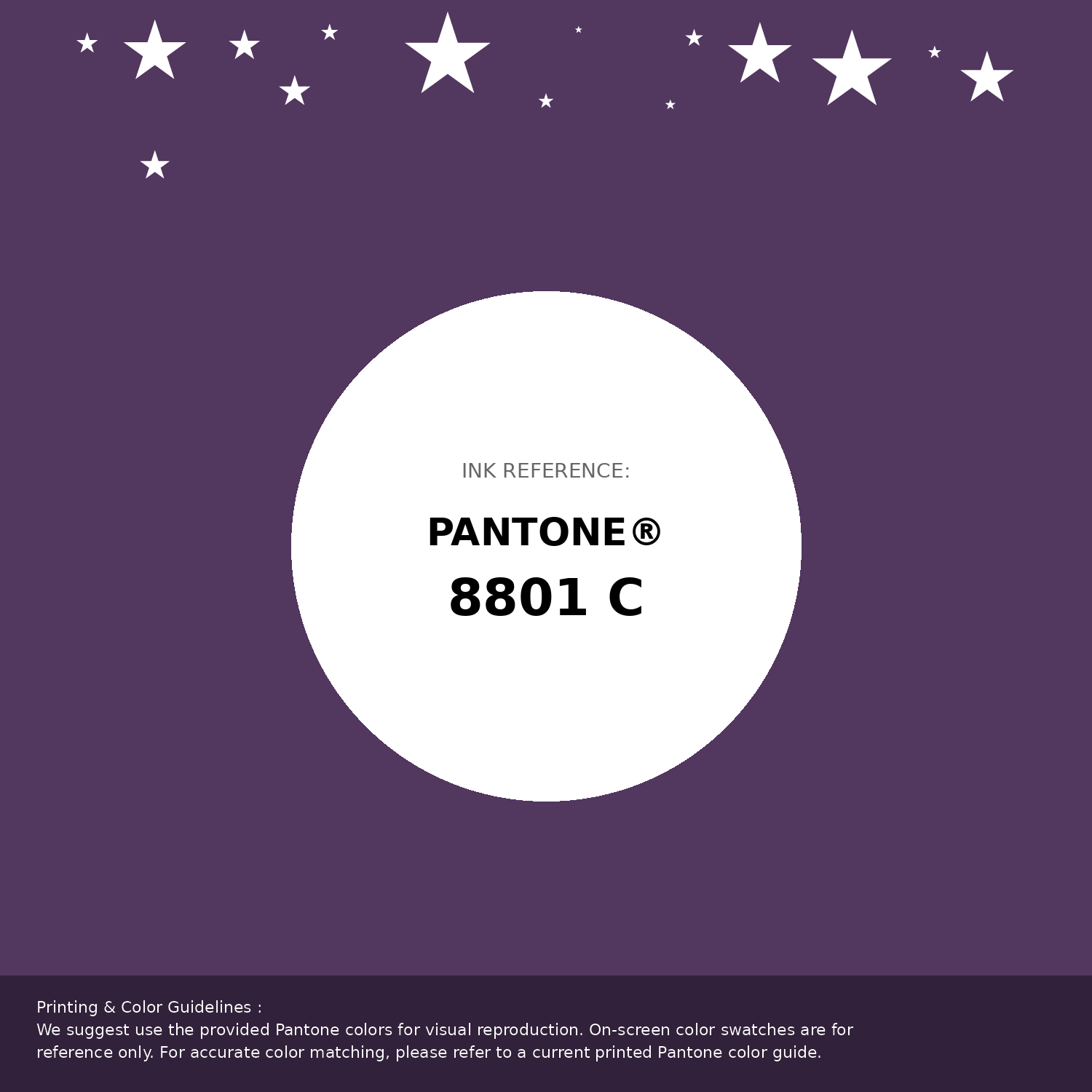 Beautiful Pantone swatch artwork featuring Pantone 8801 C Color | Hex color Code #52375f. Professional color swatch design perfect for designers and color enthusiasts. #pantone #colorswatch #designresource #52375f