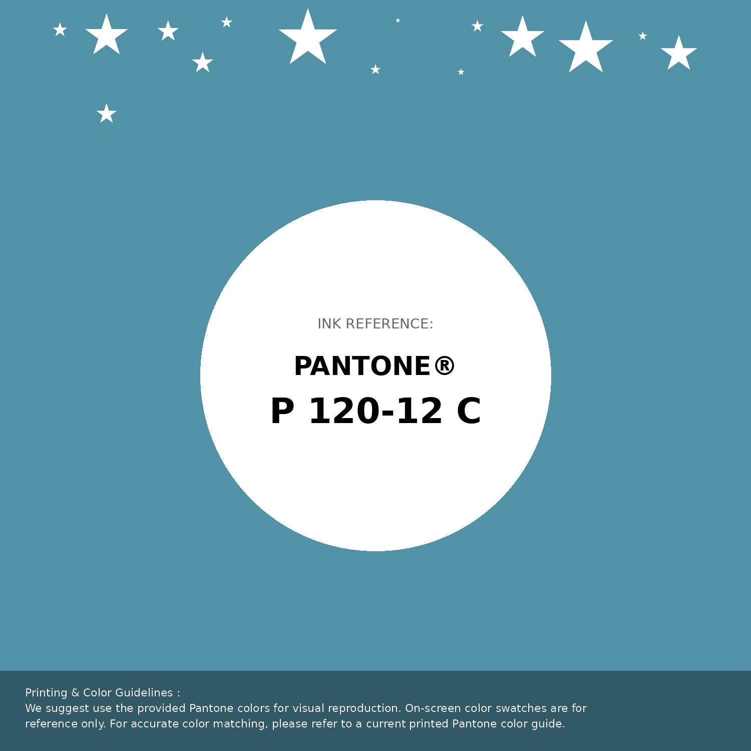 Beautiful Pantone swatch artwork featuring Pantone P 120-12 C Color | Hex color Code #5292a7. Professional color swatch design perfect for designers and color enthusiasts. #pantone #colorswatch #designresource #5292a7