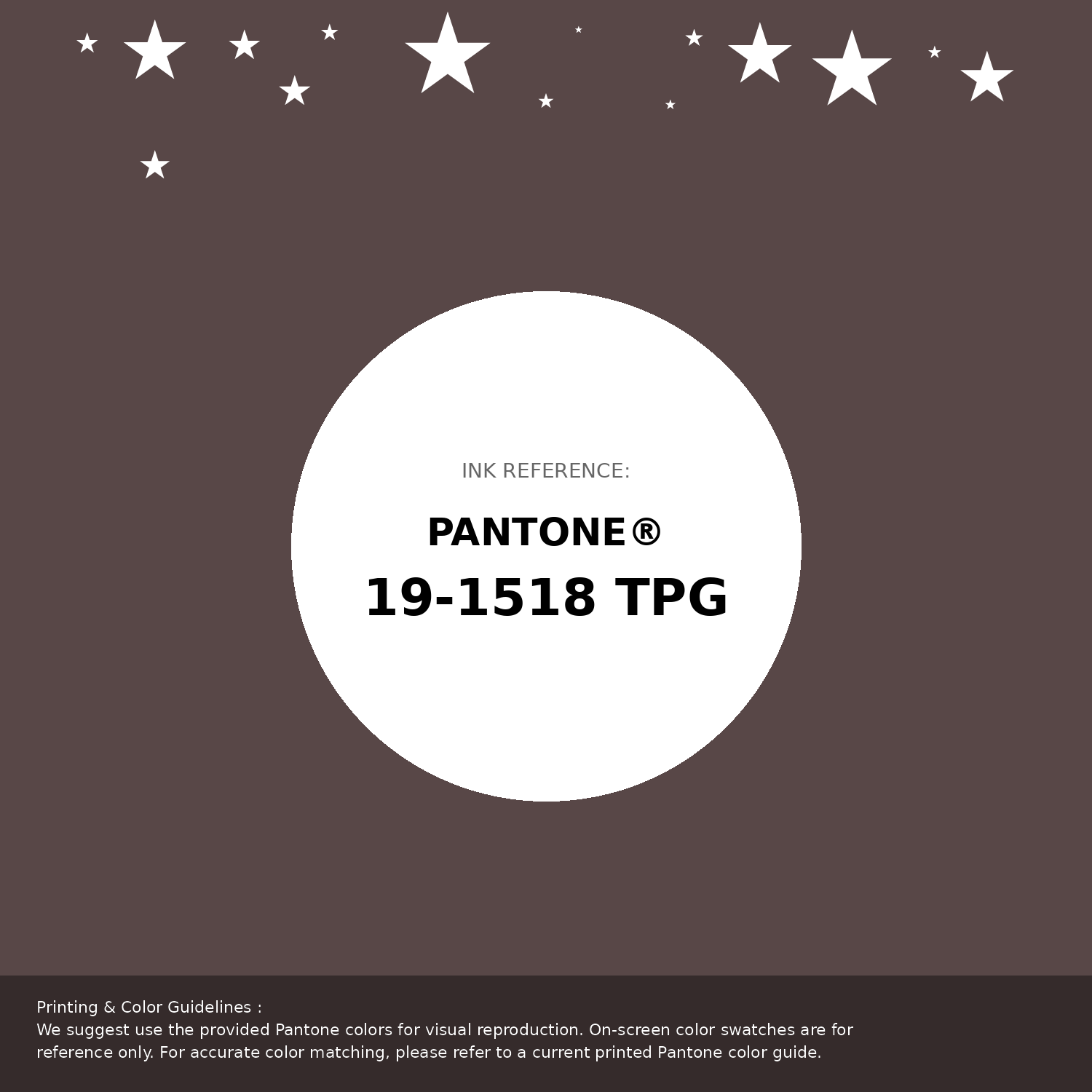 Hex Color #584747 | Printing Match PANTONE 19-1518 TPG | Color