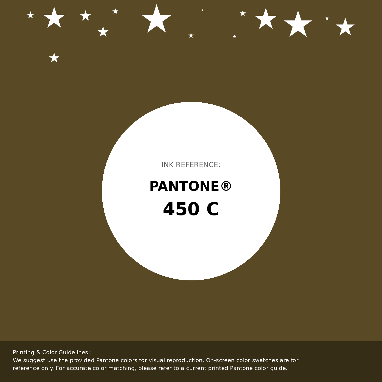 Beautiful Pantone swatch artwork featuring Pantone 450 C Color | Hex color Code #594a25. Professional color swatch design perfect for designers and color enthusiasts. #pantone #colorswatch #designresource #594a25