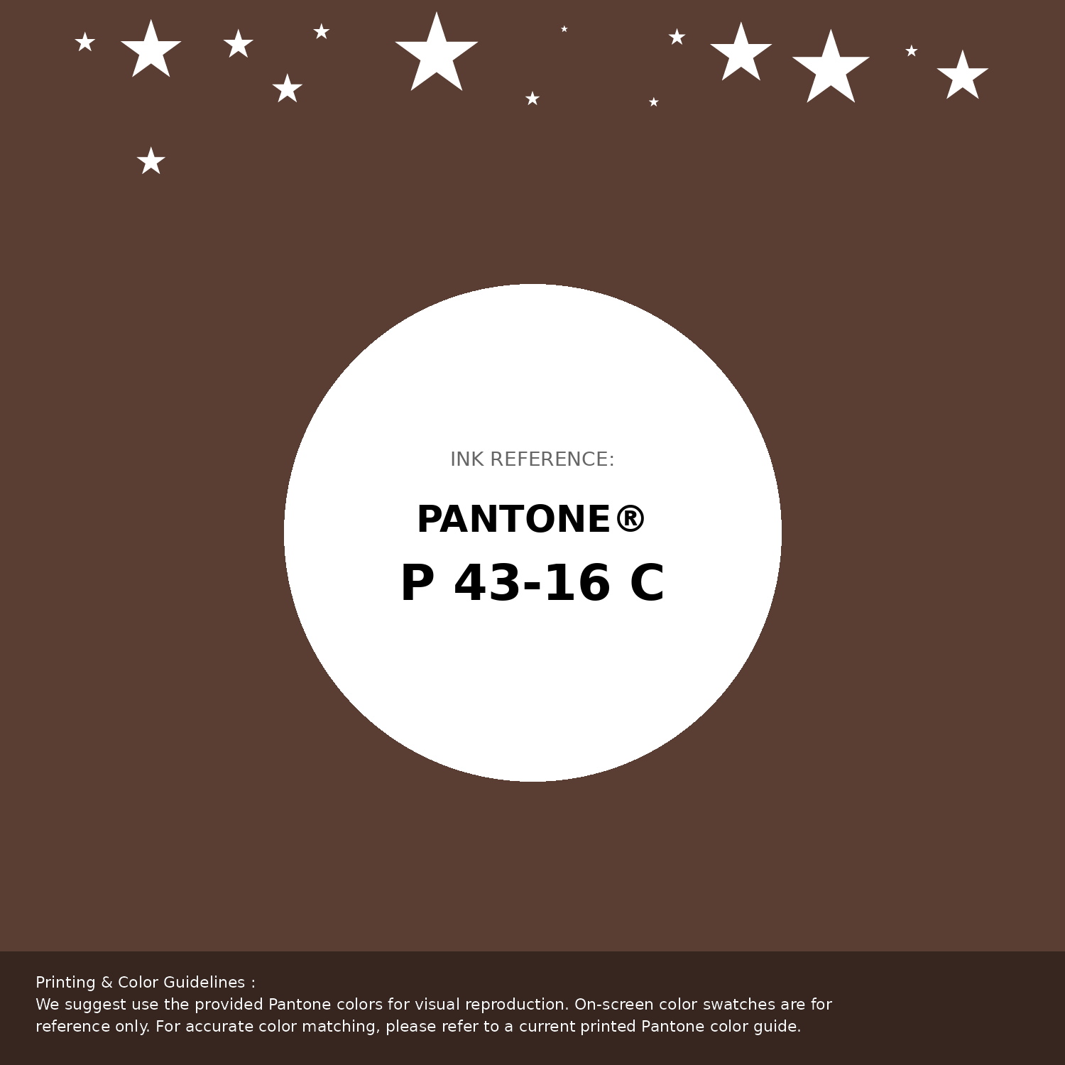 Beautiful Pantone swatch artwork featuring Pantone P 43-16 C Color | Hex color Code #5a3d33. Professional color swatch design perfect for designers and color enthusiasts. #pantone #colorswatch #designresource #5a3d33