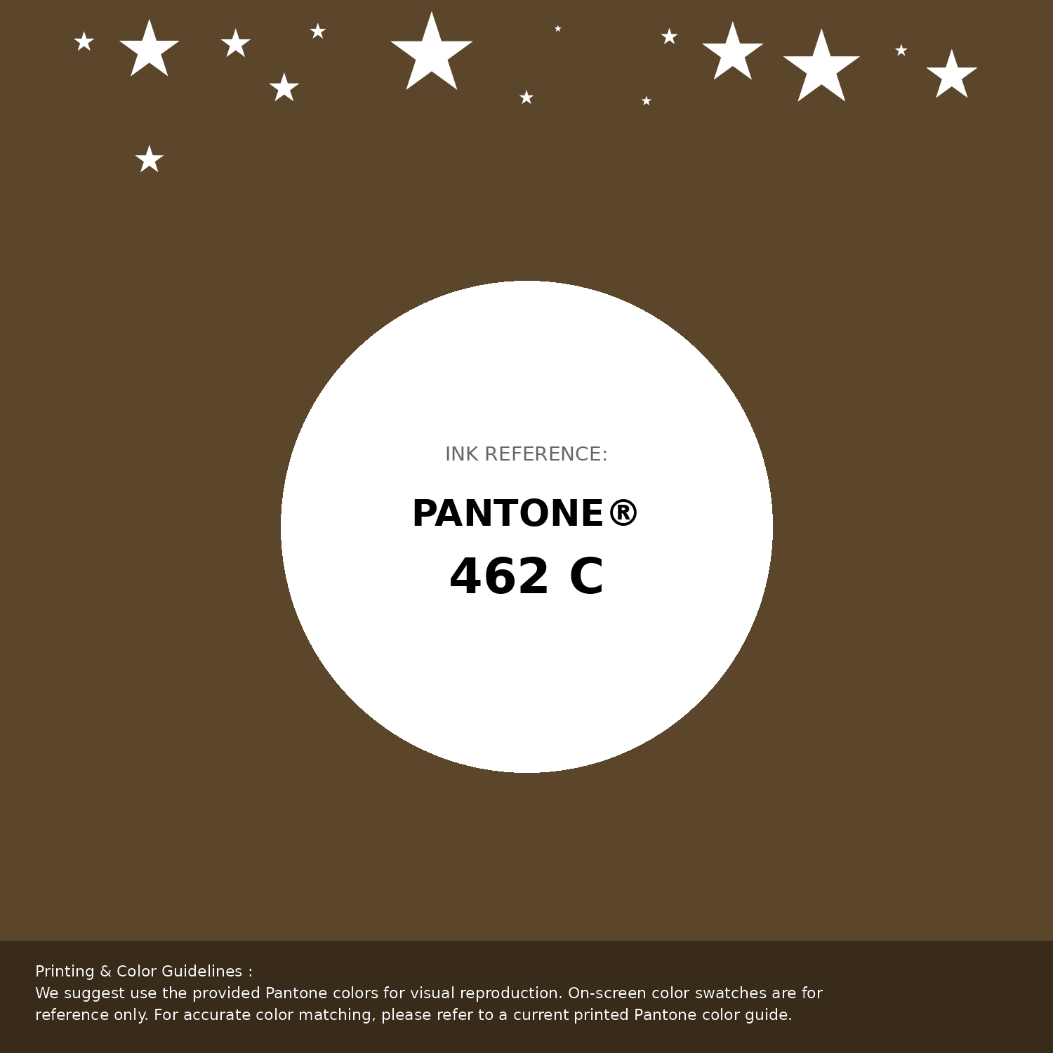Beautiful Pantone swatch artwork featuring Pantone 462 C Color | Hex color Code #5c462b. Professional color swatch design perfect for designers and color enthusiasts. #pantone #colorswatch #designresource #5c462b