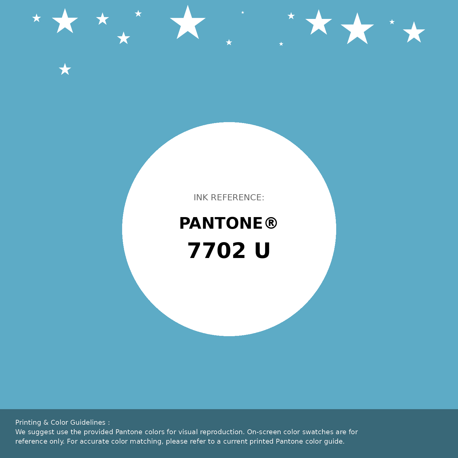 Beautiful Pantone swatch artwork featuring Pantone 7702 U Color | Hex color Code #5dabc6. Professional color swatch design perfect for designers and color enthusiasts. #pantone #colorswatch #designresource #5dabc6