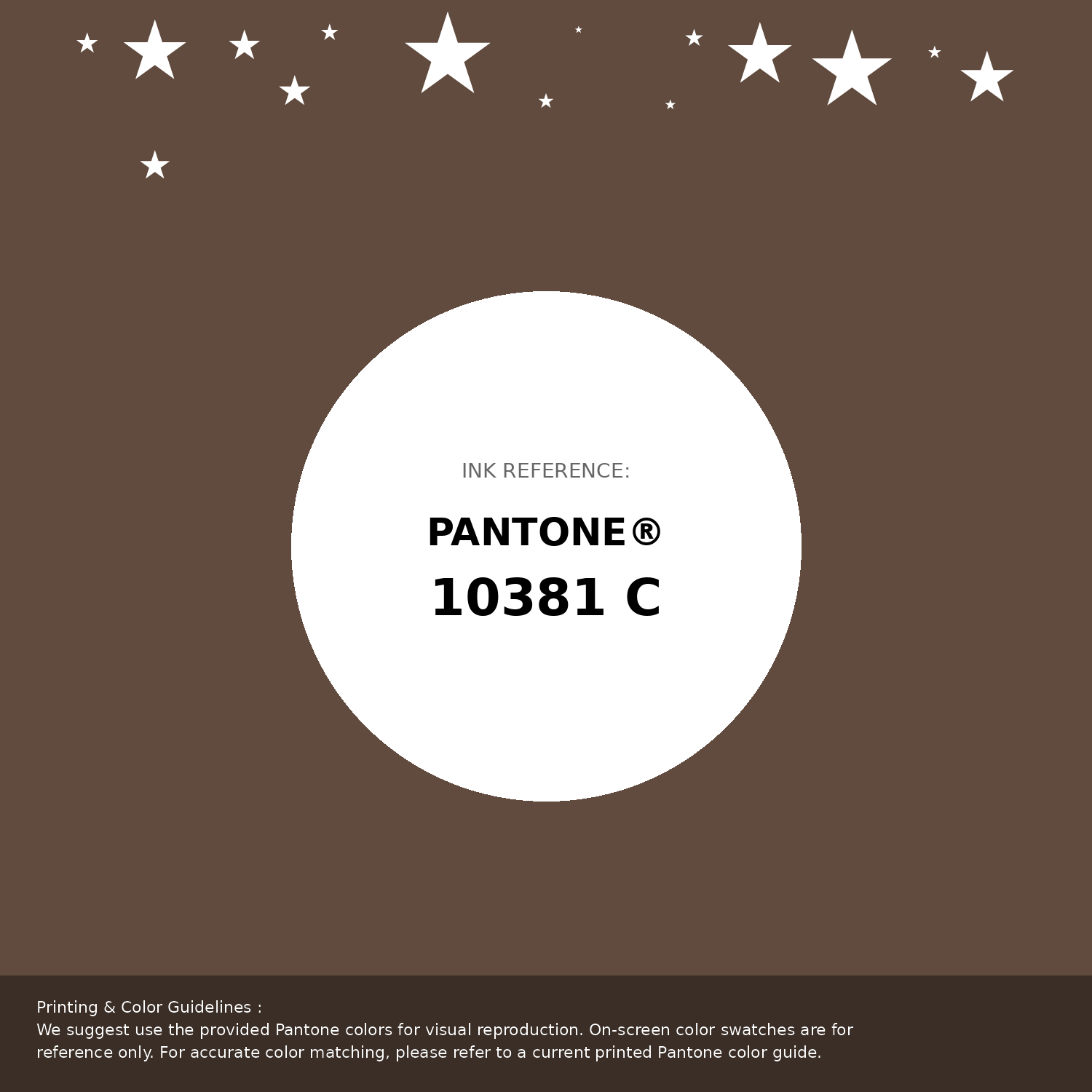 Beautiful Pantone swatch artwork featuring Pantone 10381 C Color | Hex color Code #604b3e. Professional color swatch design perfect for designers and color enthusiasts. #pantone #colorswatch #designresource #604b3e