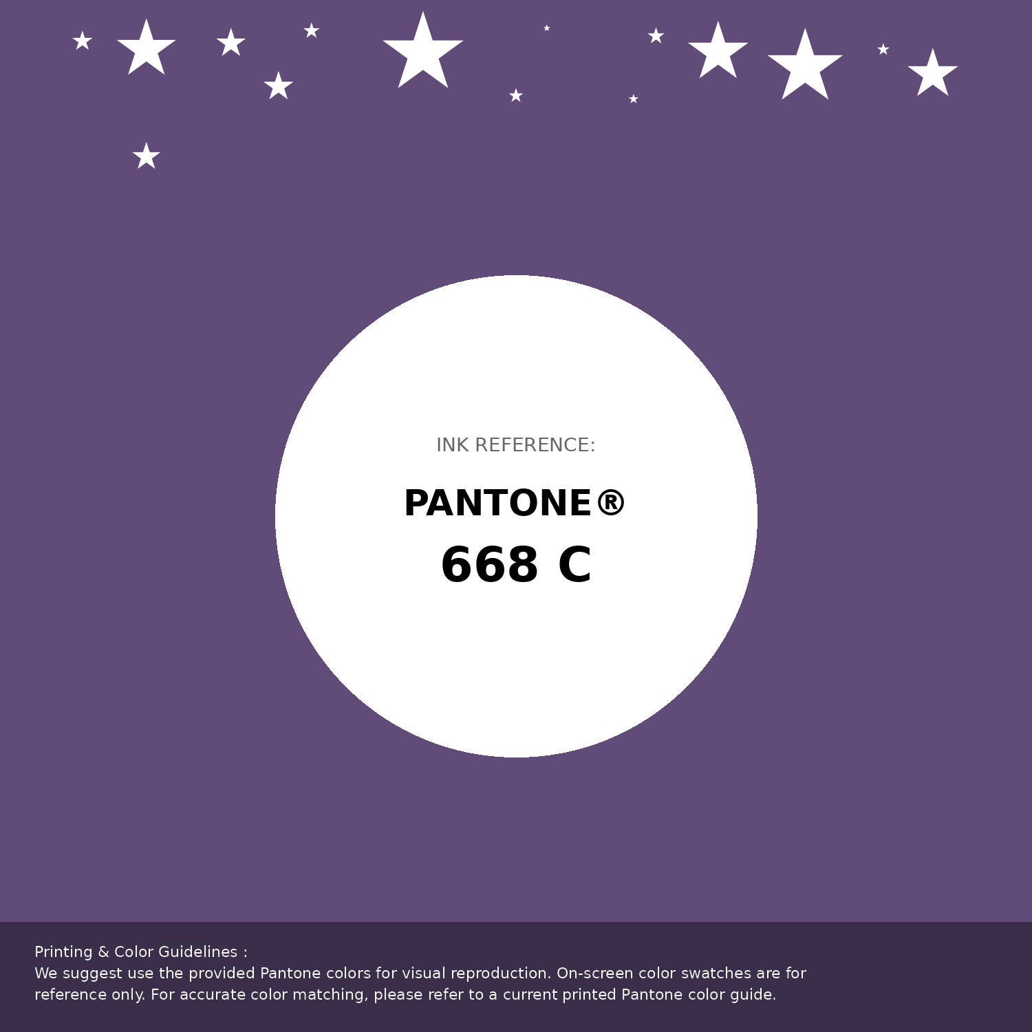 Beautiful Pantone swatch artwork featuring Pantone 668 C Color | Hex color Code #614b79. Professional color swatch design perfect for designers and color enthusiasts. #pantone #colorswatch #designresource #614b79