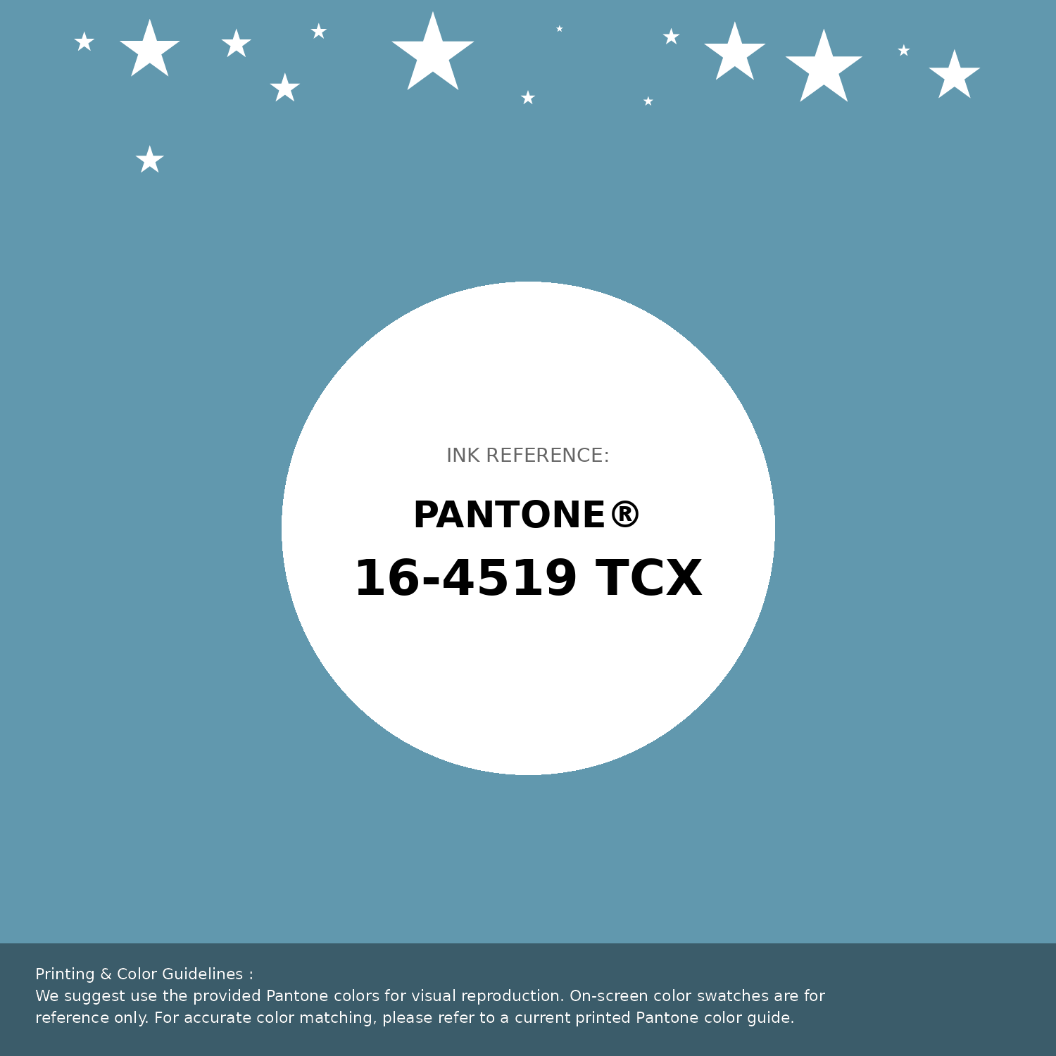 Hex Color #6198ae | Printing Match PANTONE 16-4519 TCX | Color