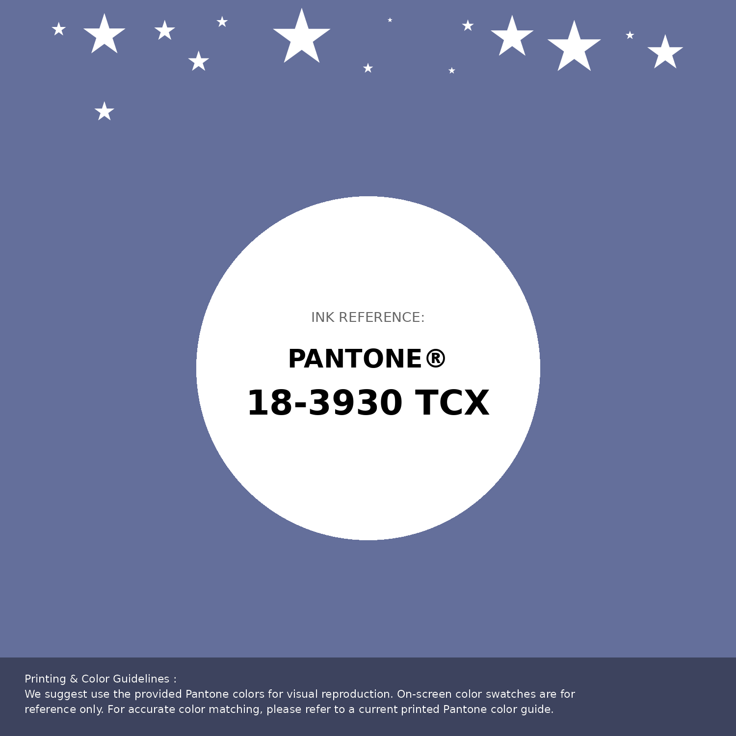 Beautiful Pantone swatch artwork featuring Pantone 18-3930 Tcx Bleached Denim Color | Hex color Code #646f9b. Professional color swatch design perfect for designers and color enthusiasts. #pantone #colorswatch #designresource #646f9b