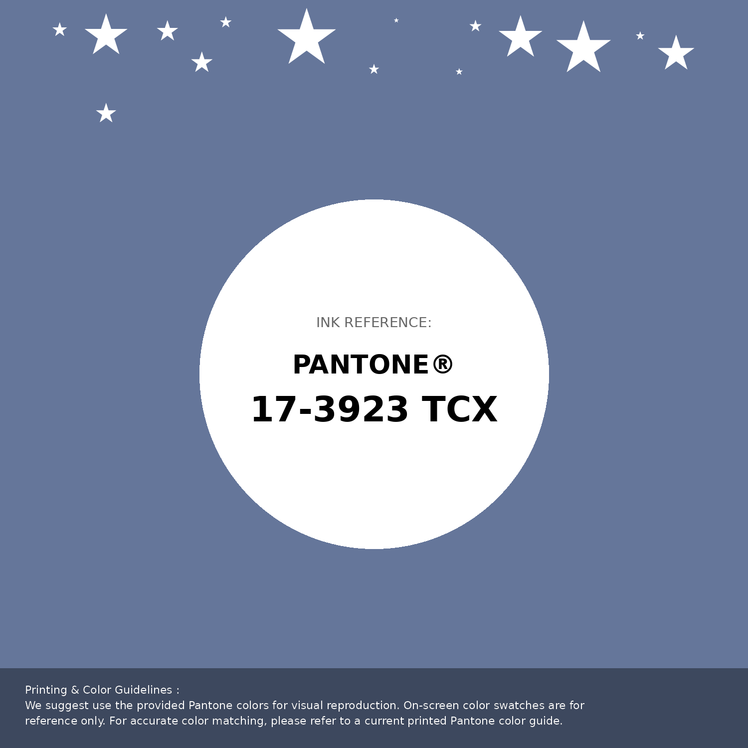 Beautiful Pantone swatch artwork featuring Pantone 17-3923 Tcx Colony Blue Color | Hex color Code #65769a. Professional color swatch design perfect for designers and color enthusiasts. #pantone #colorswatch #designresource #65769a