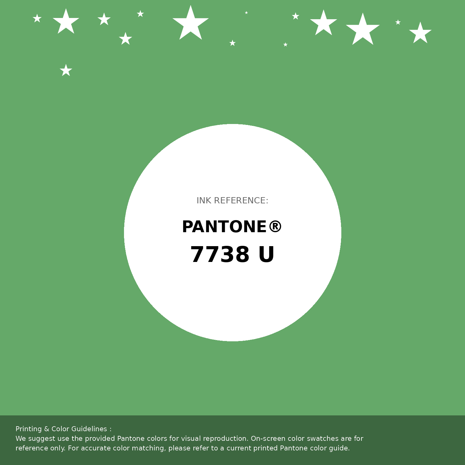Beautiful Pantone swatch artwork featuring Pantone 7738 U Color | Hex color Code #65a969. Professional color swatch design perfect for designers and color enthusiasts. #pantone #colorswatch #designresource #65a969