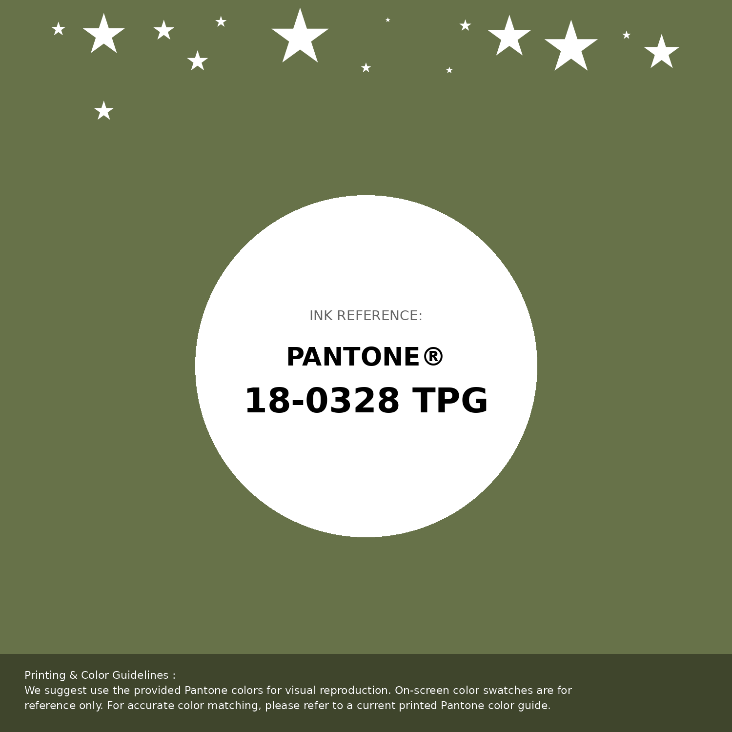 Beautiful Pantone swatch artwork featuring Pantone 18-0328 Tpg Cedar Green Color | Hex color Code #677249. Professional color swatch design perfect for designers and color enthusiasts. #pantone #colorswatch #designresource #677249