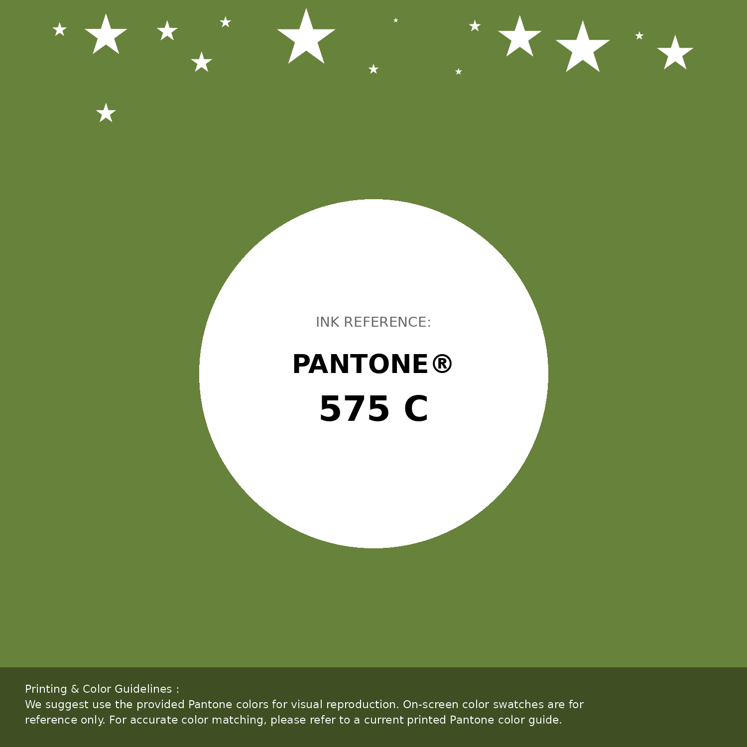 Beautiful Pantone swatch artwork featuring Pantone 575 C Color | Hex color Code #67823a. Professional color swatch design perfect for designers and color enthusiasts. #pantone #colorswatch #designresource #67823a