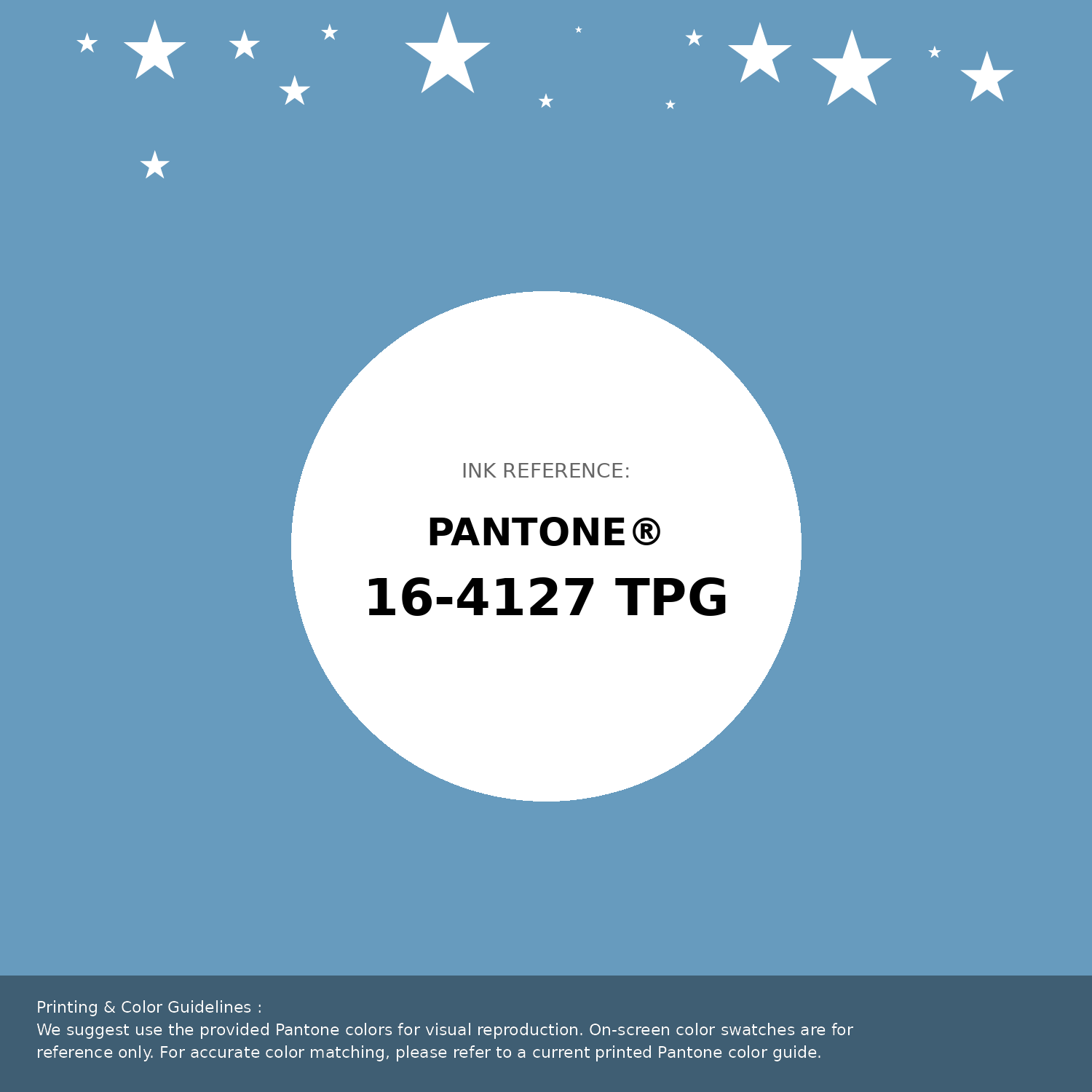 Beautiful Pantone swatch artwork featuring Pantone 16-4127 Tpg Heritage Blue Color | Hex color Code #679bbe. Professional color swatch design perfect for designers and color enthusiasts. #pantone #colorswatch #designresource #679bbe