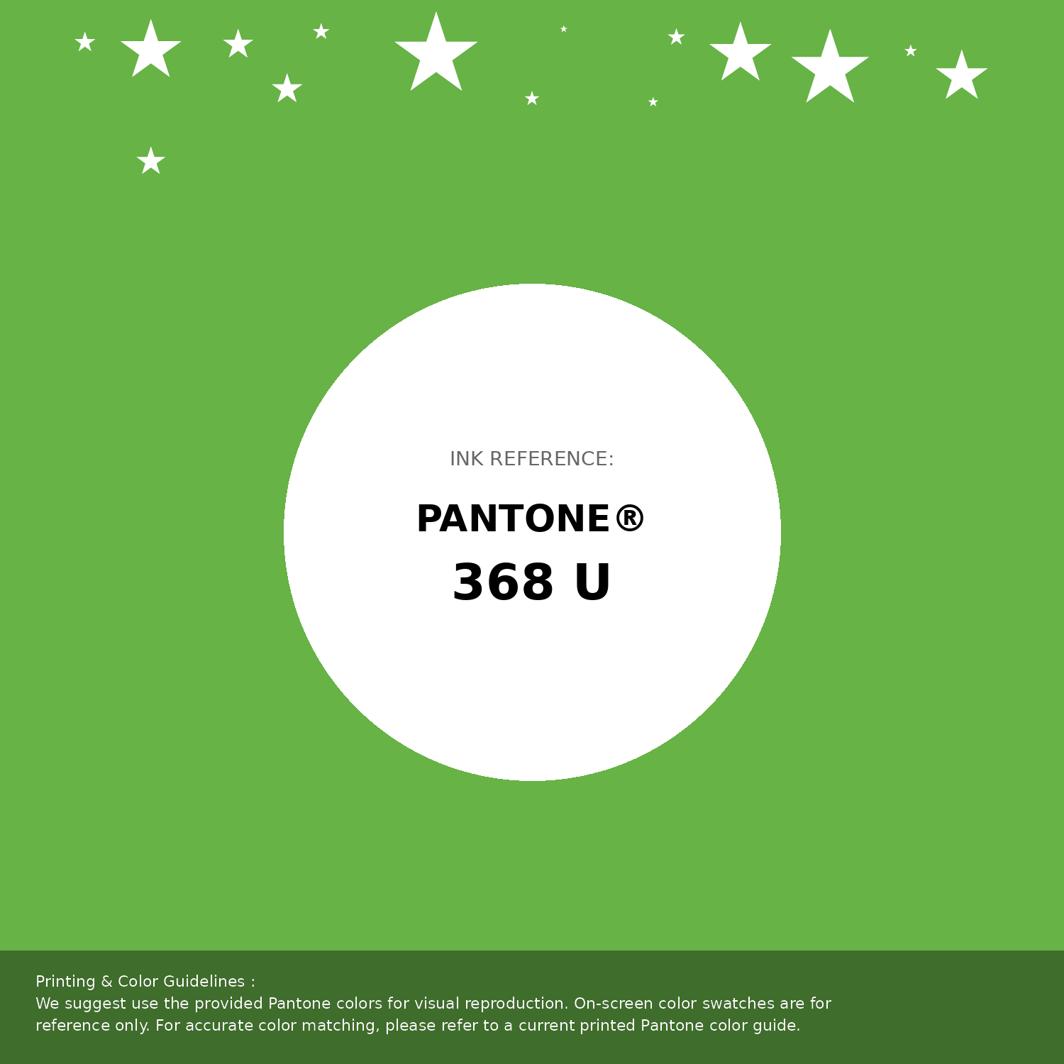 Beautiful Pantone swatch artwork featuring Pantone 368 U Color | Hex color Code #67b346. Professional color swatch design perfect for designers and color enthusiasts. #pantone #colorswatch #designresource #67b346