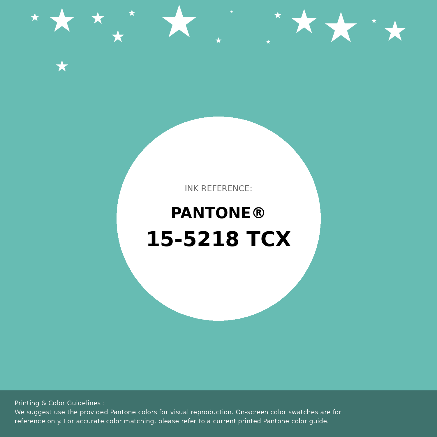 Beautiful Pantone swatch artwork featuring Pantone 15-5218 Tcx Pool Blue Color | Hex color Code #67bcb3. Professional color swatch design perfect for designers and color enthusiasts. #pantone #colorswatch #designresource #67bcb3