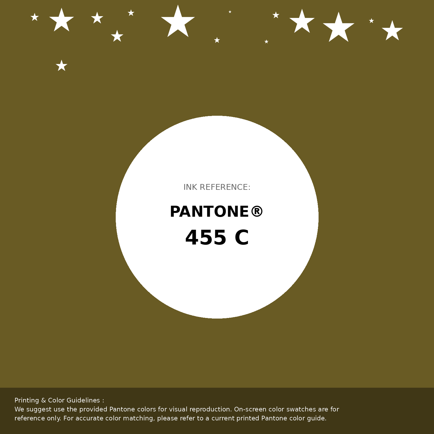 Beautiful Pantone swatch artwork featuring Pantone 455 C Color | Hex color Code #695b24. Professional color swatch design perfect for designers and color enthusiasts. #pantone #colorswatch #designresource #695b24