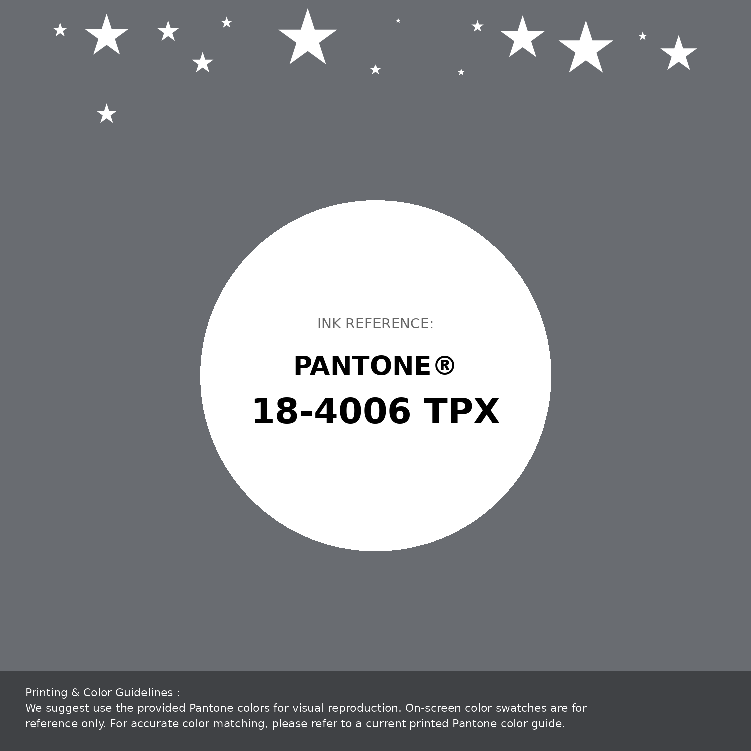 Beautiful Pantone swatch artwork featuring Pantone 18-4006 Tpx Quiet Shade Color | Hex color Code #696c71. Professional color swatch design perfect for designers and color enthusiasts. #pantone #colorswatch #designresource #696c71