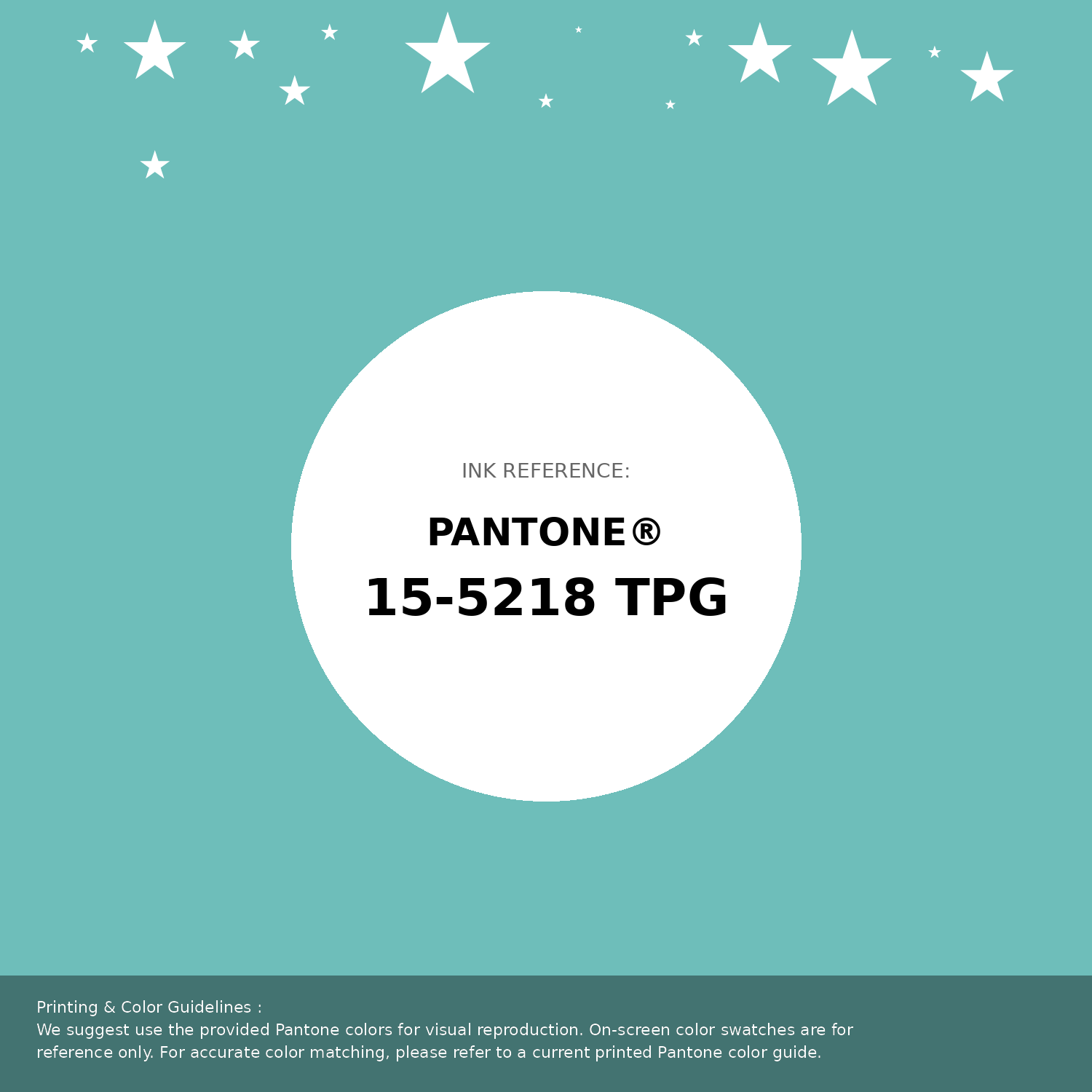 Beautiful Pantone swatch artwork featuring Pantone 15-5218 Tpg Pool Blue Color | Hex color Code #6ebeba. Professional color swatch design perfect for designers and color enthusiasts. #pantone #colorswatch #designresource #6ebeba