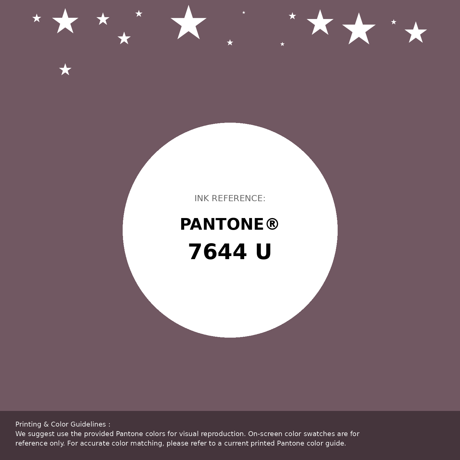 Hex Color #715862 | Printing Match PANTONE 7644 U | Color