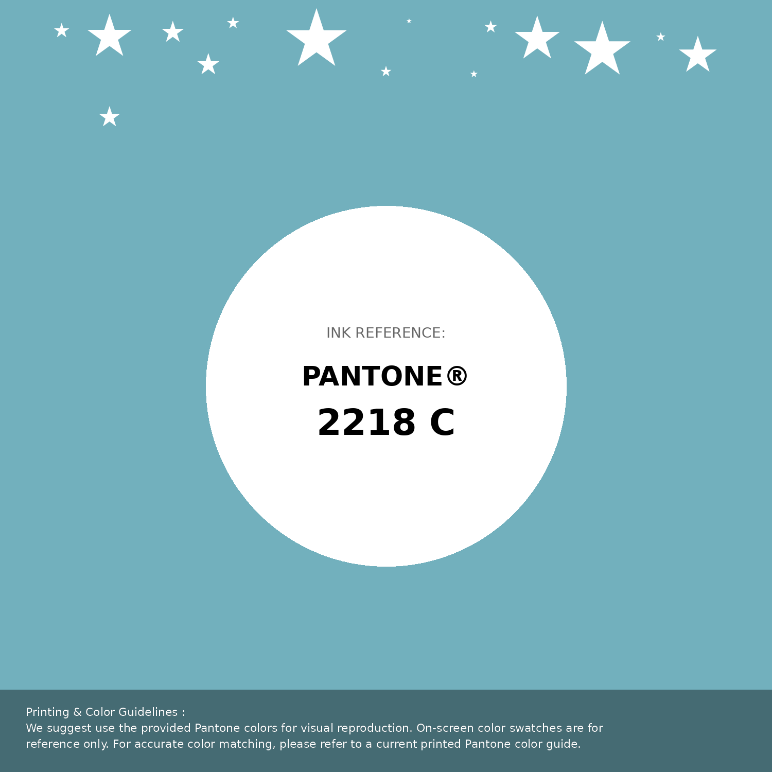 Beautiful Pantone swatch artwork featuring Pantone 2218 C Color | Hex color Code #72b0bd. Professional color swatch design perfect for designers and color enthusiasts. #pantone #colorswatch #designresource #72b0bd