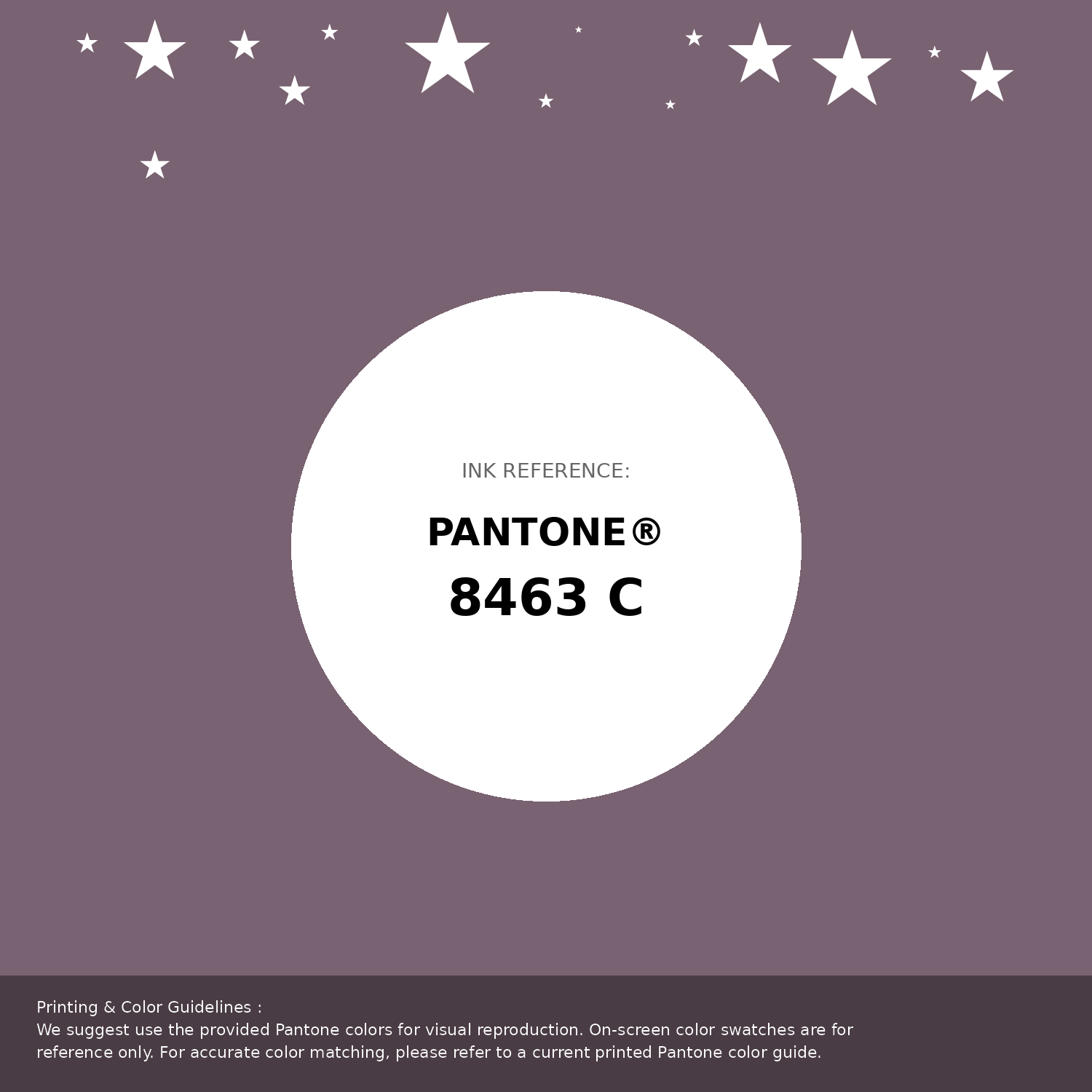 Beautiful Pantone swatch artwork featuring Pantone 8463 C Color | Hex color Code #796271. Professional color swatch design perfect for designers and color enthusiasts. #pantone #colorswatch #designresource #796271
