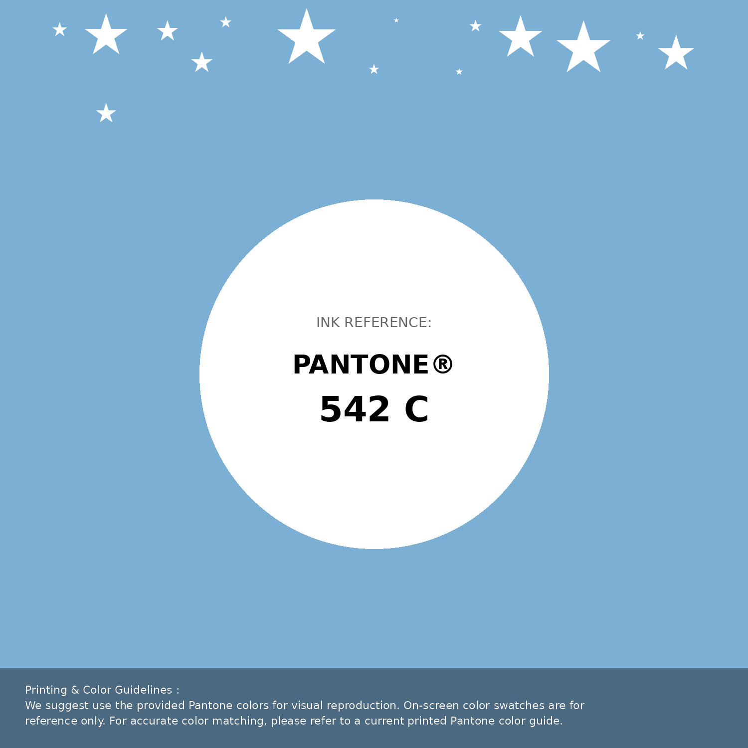 Beautiful Pantone swatch artwork featuring Pantone 542 C Color | Hex color Code #7bafd4. Professional color swatch design perfect for designers and color enthusiasts. #pantone #colorswatch #designresource #7bafd4