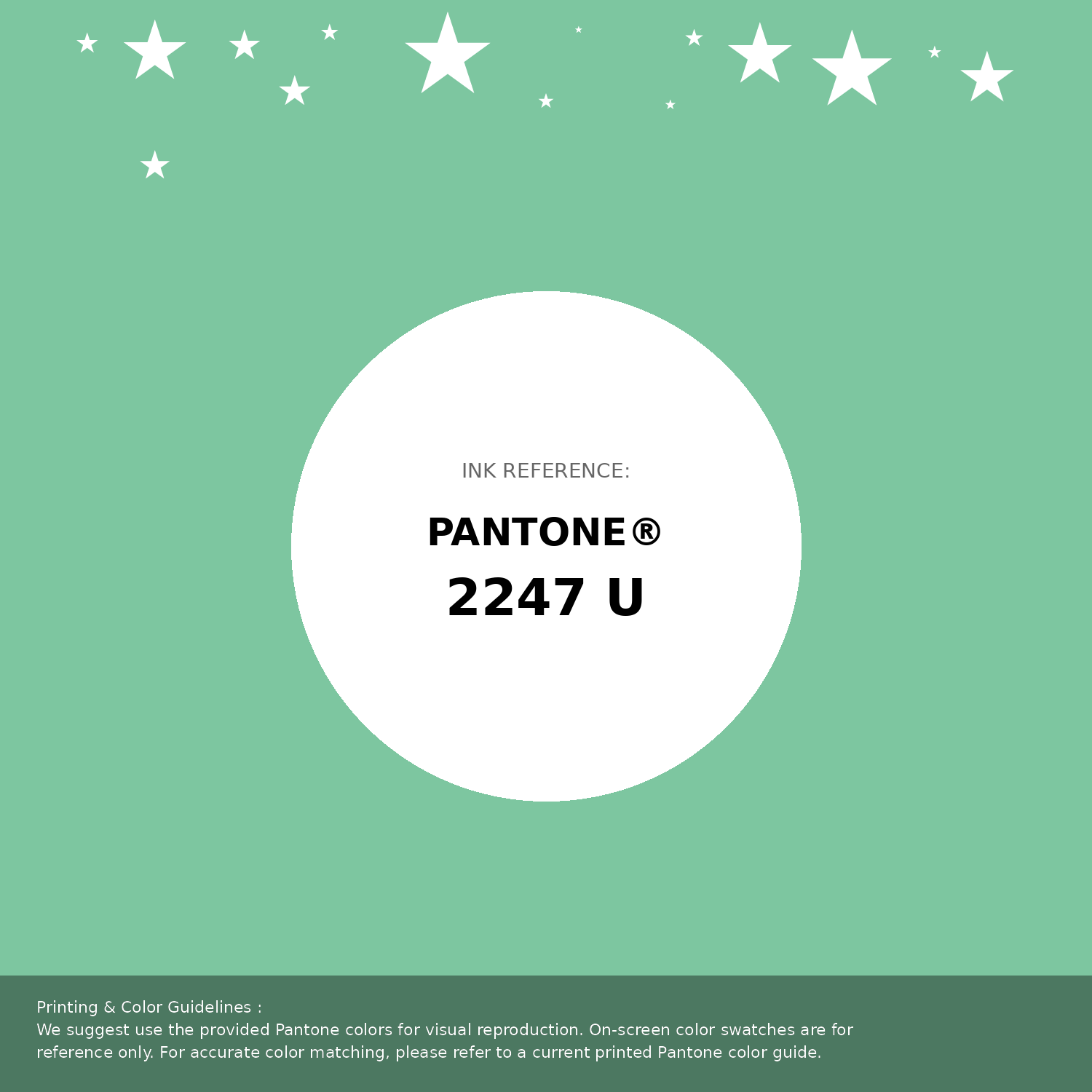 Beautiful Pantone swatch artwork featuring Pantone 2247 U Color | Hex color Code #7dc6a0. Professional color swatch design perfect for designers and color enthusiasts. #pantone #colorswatch #designresource #7dc6a0