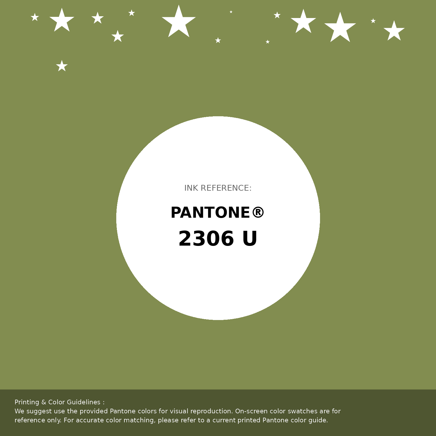 Beautiful Pantone swatch artwork featuring Pantone 2306 U Color | Hex color Code #828d50. Professional color swatch design perfect for designers and color enthusiasts. #pantone #colorswatch #designresource #828d50