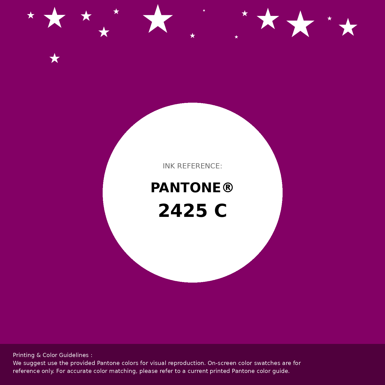 Hex Color #830065 | Printing Match PANTONE 2425 C | Color