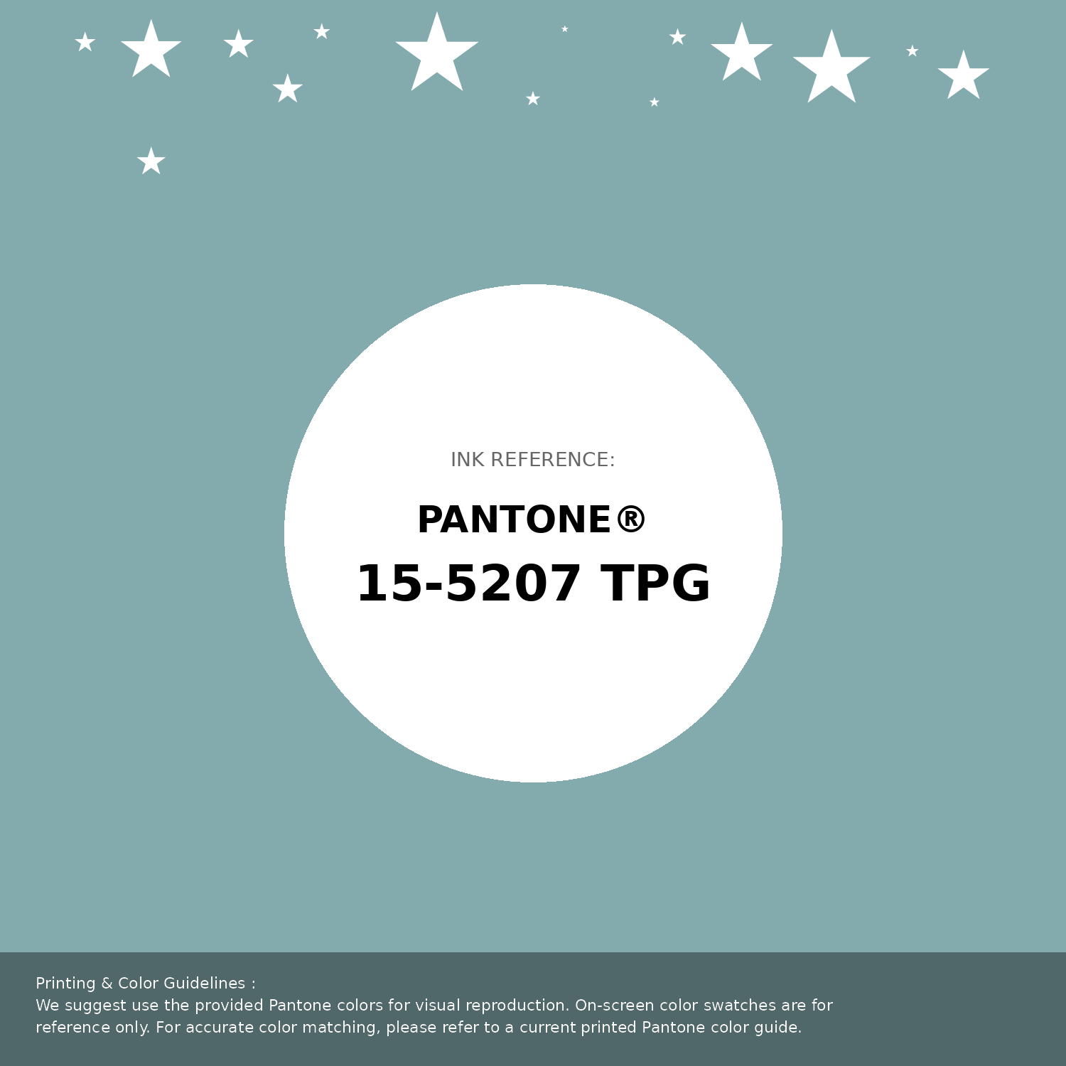 Hex Color #83abad | Printing Match PANTONE 15-5207 TPG | Color