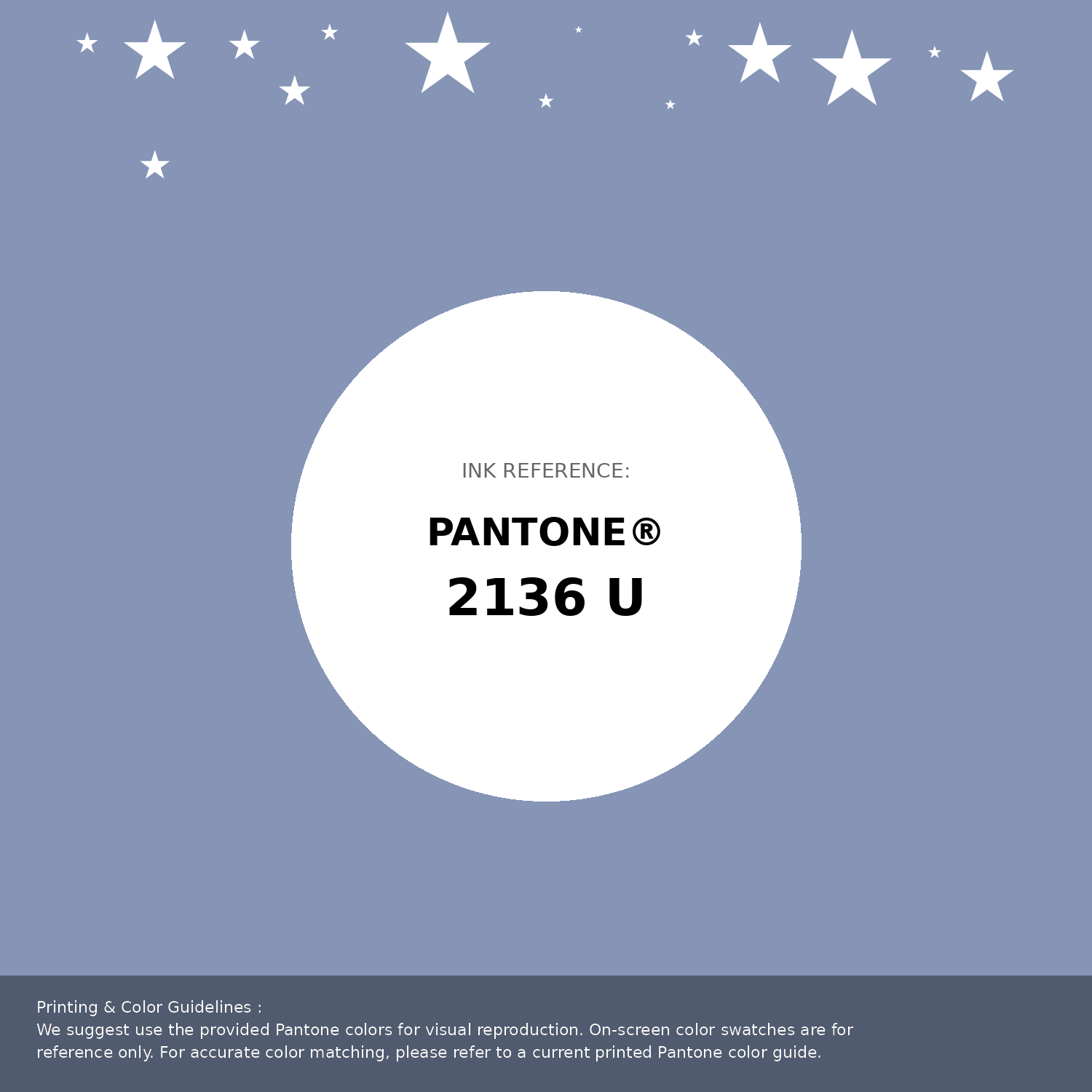 Beautiful Pantone swatch artwork featuring Pantone 2136 U Color | Hex color Code #8695b6. Professional color swatch design perfect for designers and color enthusiasts. #pantone #colorswatch #designresource #8695b6