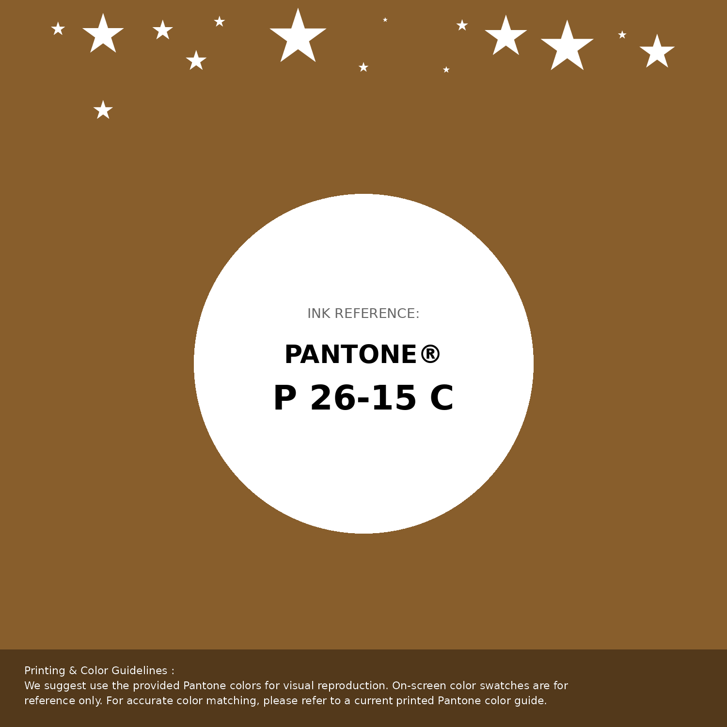 Beautiful Pantone swatch artwork featuring Pantone P 26-15 C Color | Hex color Code #885e2c. Professional color swatch design perfect for designers and color enthusiasts. #pantone #colorswatch #designresource #885e2c
