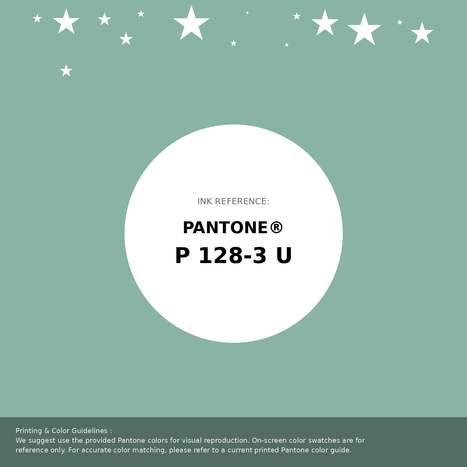 Beautiful Pantone swatch artwork featuring Pantone P 128-3 U Color | Hex color Code #89b4a3. Professional color swatch design perfect for designers and color enthusiasts. #pantone #colorswatch #designresource #89b4a3