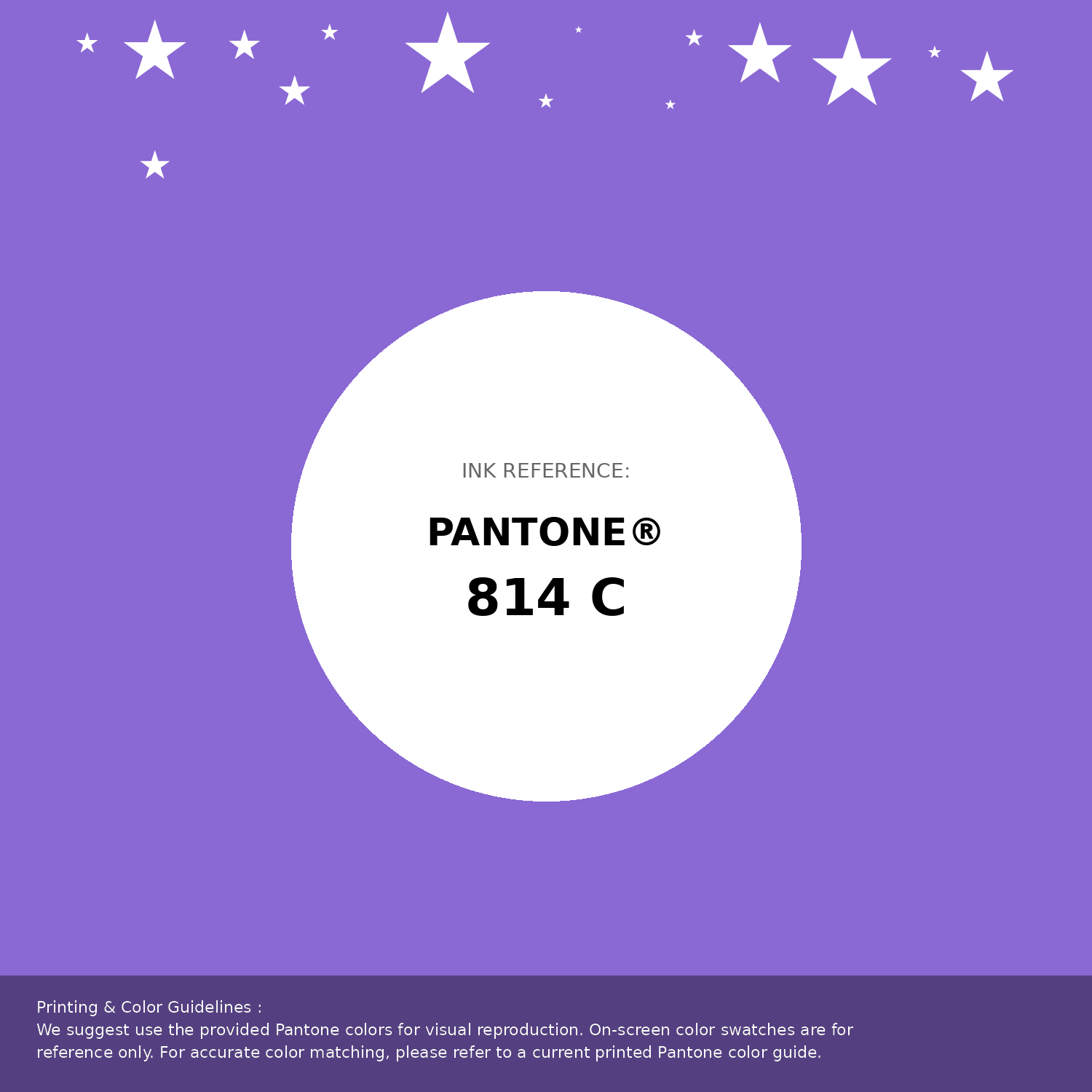 Beautiful Pantone swatch artwork featuring Pantone 814 C Color | Hex color Code #8a69d4. Professional color swatch design perfect for designers and color enthusiasts. #pantone #colorswatch #designresource #8a69d4
