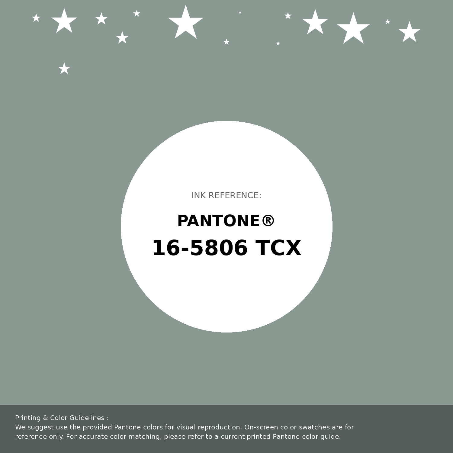 Beautiful Pantone swatch artwork featuring Pantone 16-5806 Tcx Green Milieu Color | Hex color Code #8a9992. Professional color swatch design perfect for designers and color enthusiasts. #pantone #colorswatch #designresource #8a9992