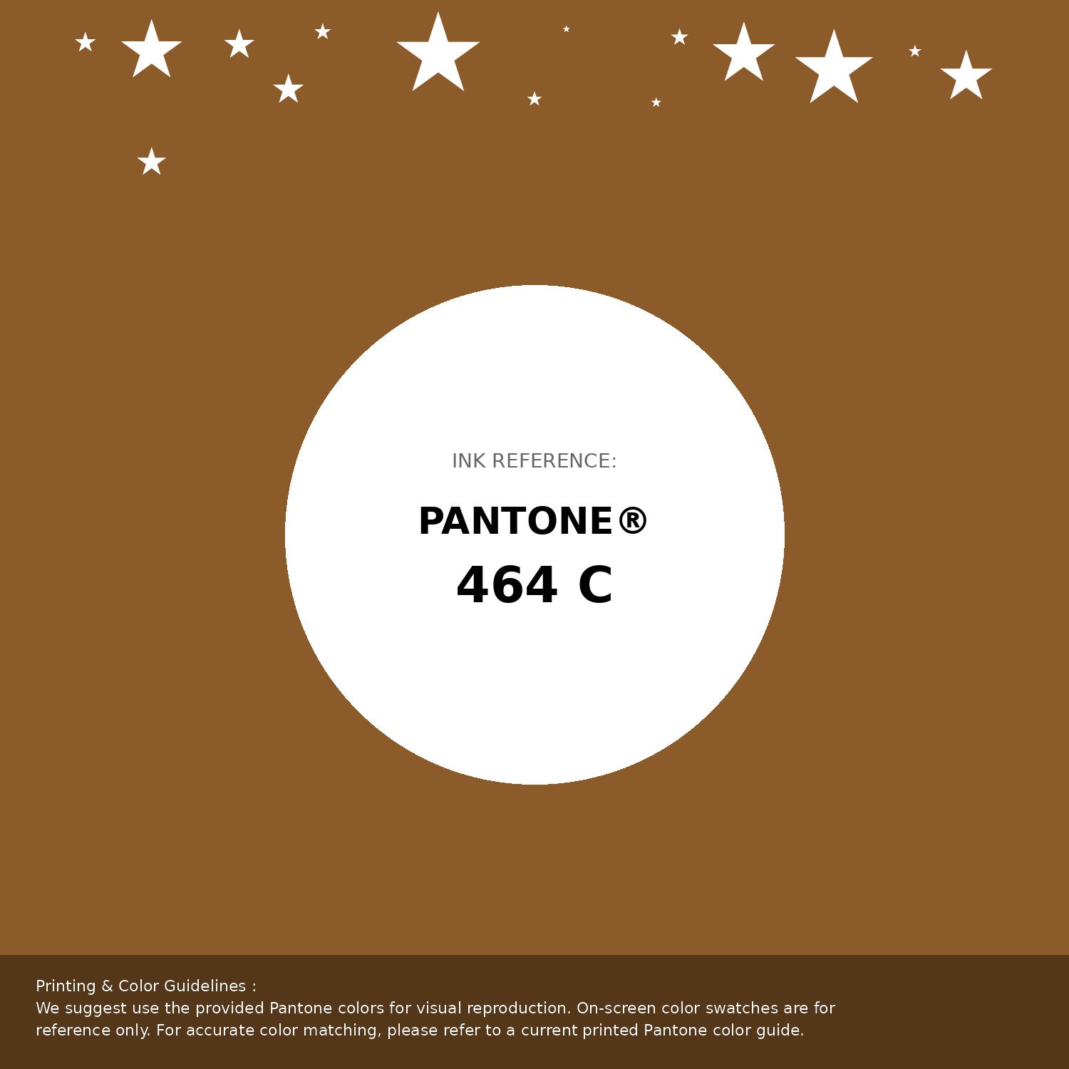 Beautiful Pantone swatch artwork featuring Pantone 464 C Color | Hex color Code #8b5b29. Professional color swatch design perfect for designers and color enthusiasts. #pantone #colorswatch #designresource #8b5b29