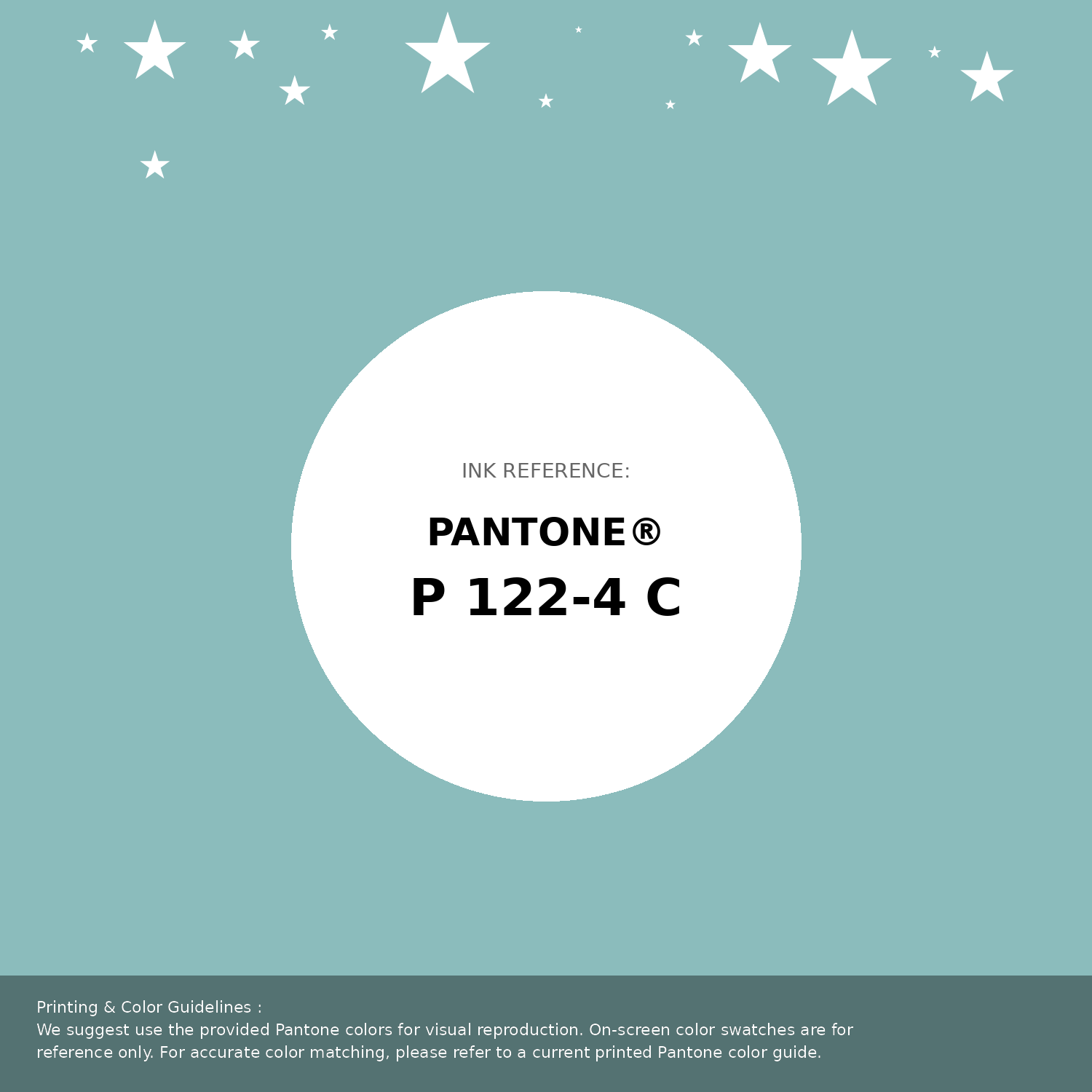 Beautiful Pantone swatch artwork featuring Pantone P 122-4 C Color | Hex color Code #8bbcbc. Professional color swatch design perfect for designers and color enthusiasts. #pantone #colorswatch #designresource #8bbcbc