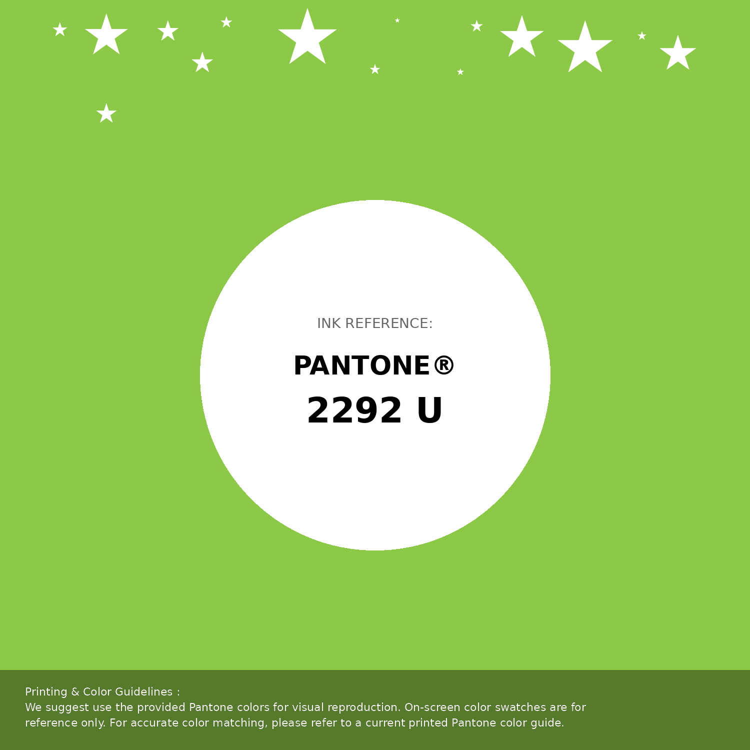 Hex Color #8cc947 | Printing Match PANTONE 2292 U | Color