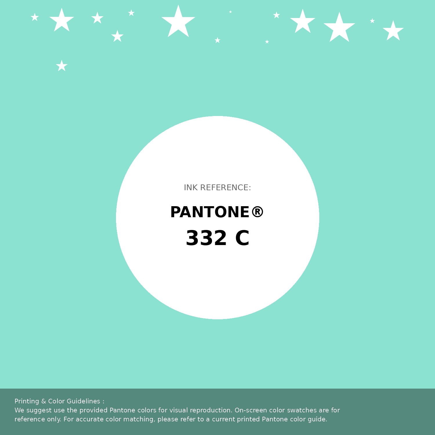 Beautiful Pantone swatch artwork featuring Pantone 332 C Color | Hex color Code #8ce2d0. Professional color swatch design perfect for designers and color enthusiasts. #pantone #colorswatch #designresource #8ce2d0