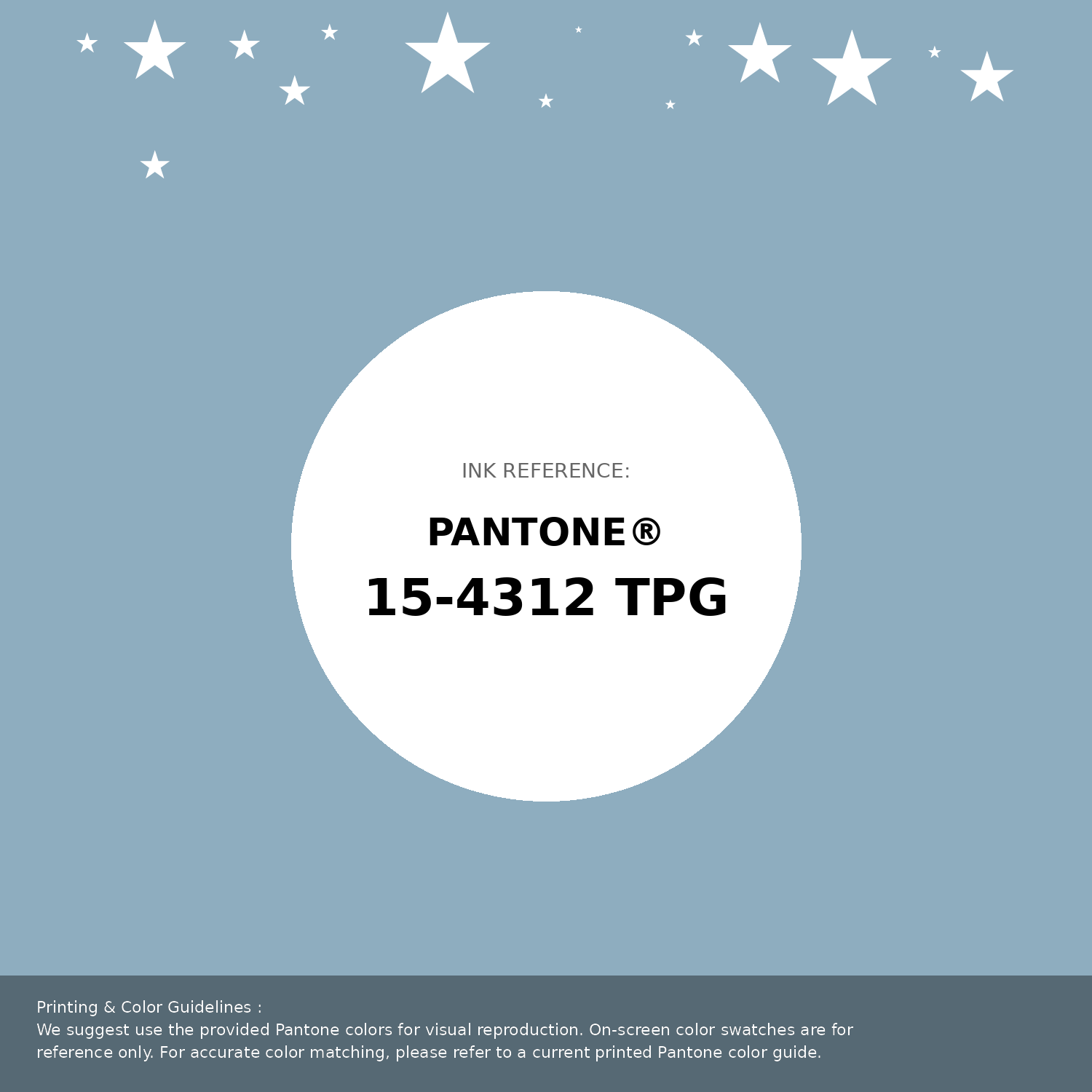 Beautiful Pantone swatch artwork featuring Pantone 15-4312 Tpg Forget-Me-Not Color | Hex color Code #8eadbf. Professional color swatch design perfect for designers and color enthusiasts. #pantone #colorswatch #designresource #8eadbf