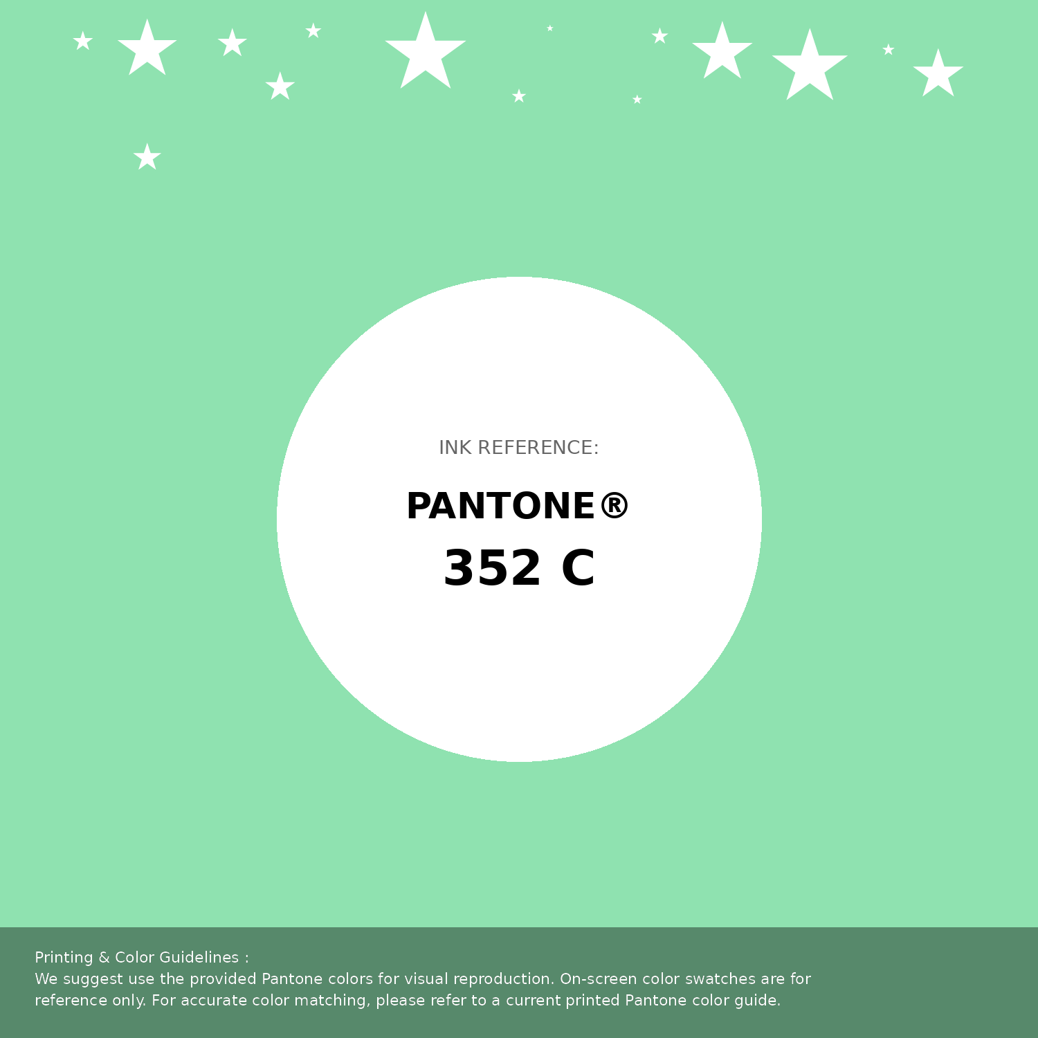 Beautiful Pantone swatch artwork featuring Pantone 352 C Color | Hex color Code #8fe2b0. Professional color swatch design perfect for designers and color enthusiasts. #pantone #colorswatch #designresource #8fe2b0