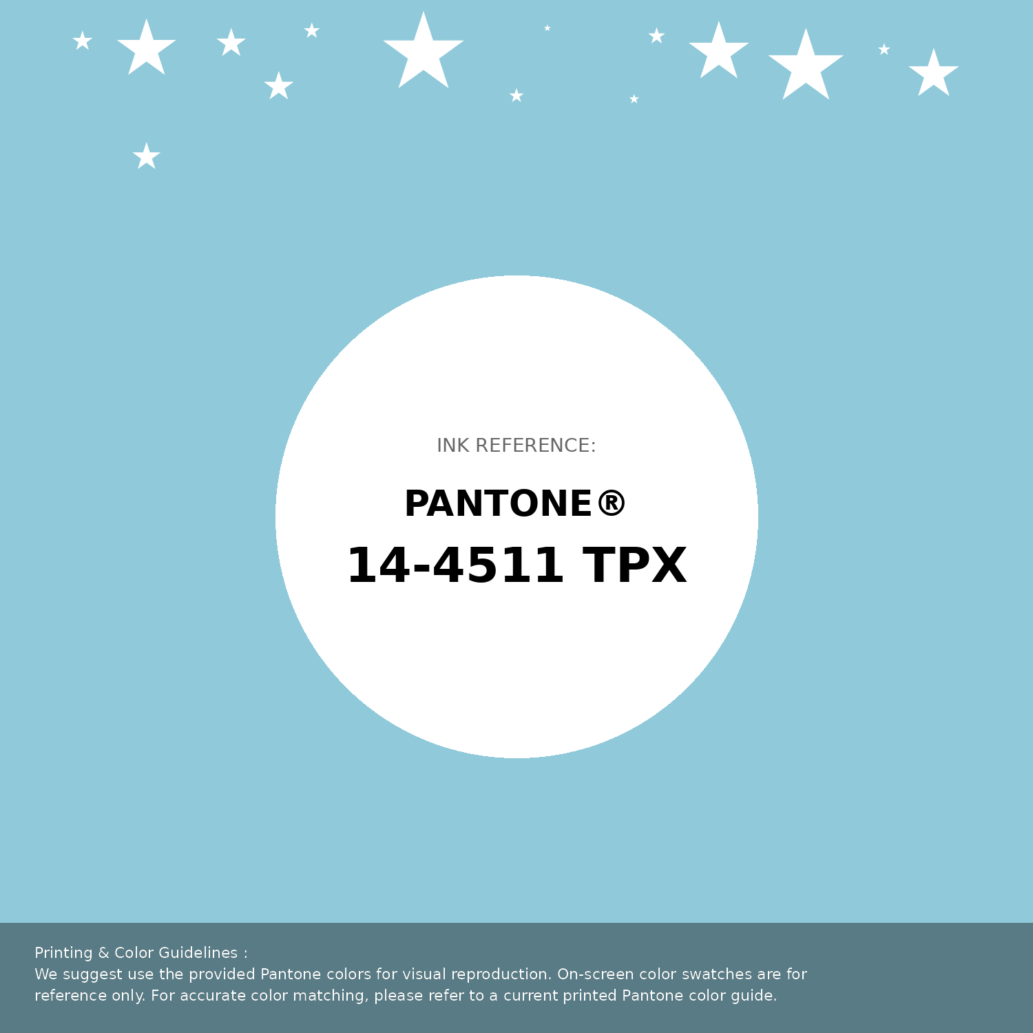 Beautiful Pantone swatch artwork featuring Pantone 14-4511 Tpx Gulf Stream Color | Hex color Code #90cada. Professional color swatch design perfect for designers and color enthusiasts. #pantone #colorswatch #designresource #90cada
