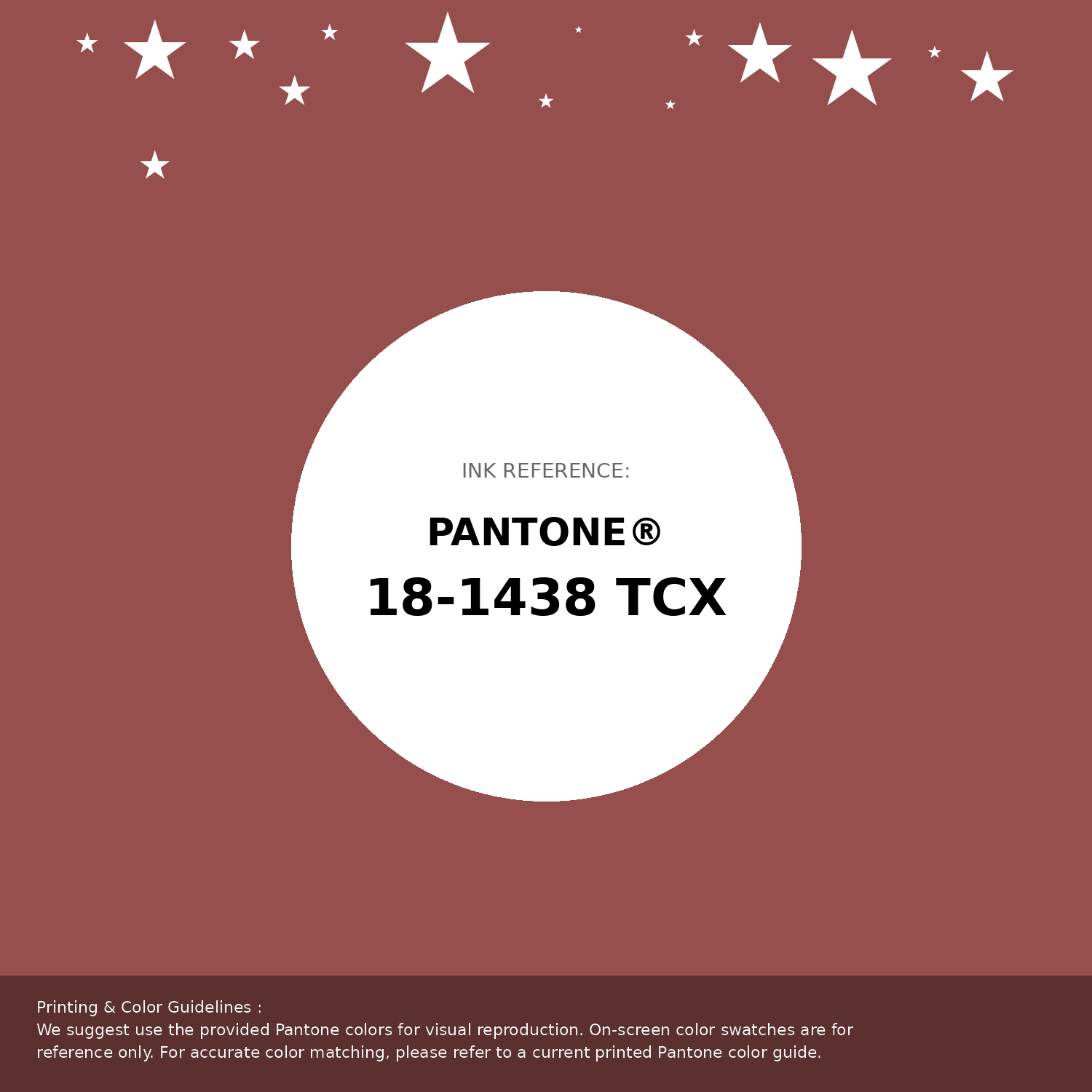 Hex Color #964F4C — Pantone 18-1438 TCX Match, RGB, CMYK