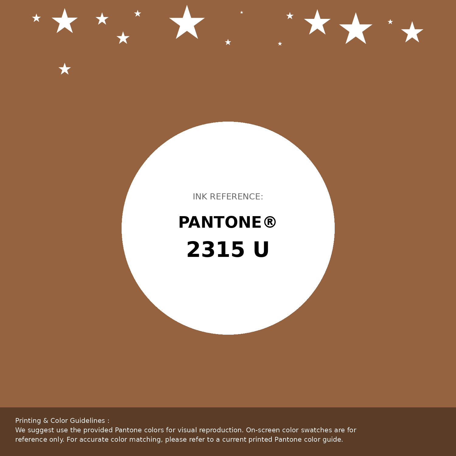 Beautiful Pantone swatch artwork featuring Pantone 2315 U Color | Hex color Code #966340. Professional color swatch design perfect for designers and color enthusiasts. #pantone #colorswatch #designresource #966340