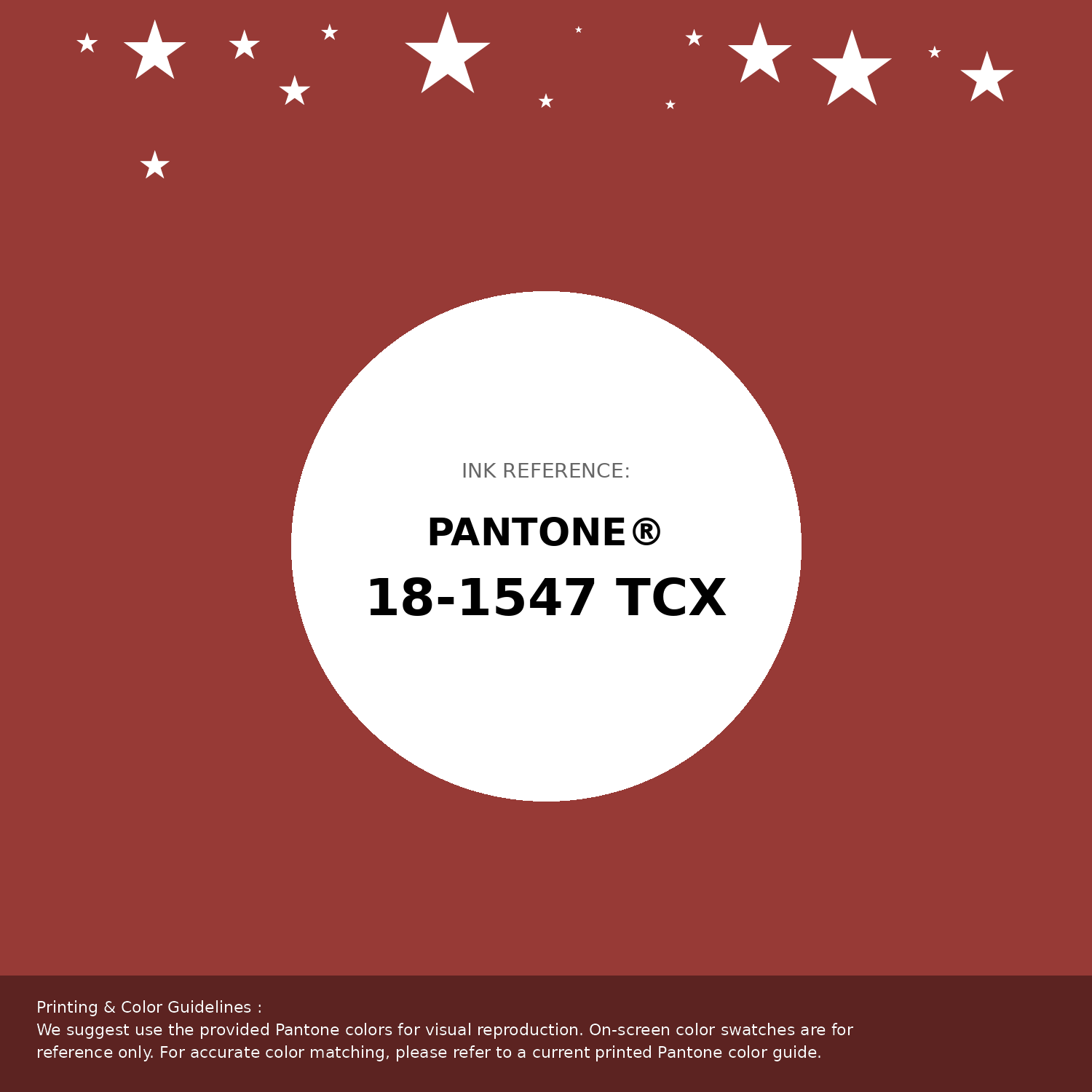 Beautiful Pantone swatch artwork featuring Pantone 18-1547 Tcx Bossa Nova Color | Hex color Code #973a36. Professional color swatch design perfect for designers and color enthusiasts. #pantone #colorswatch #designresource #973a36