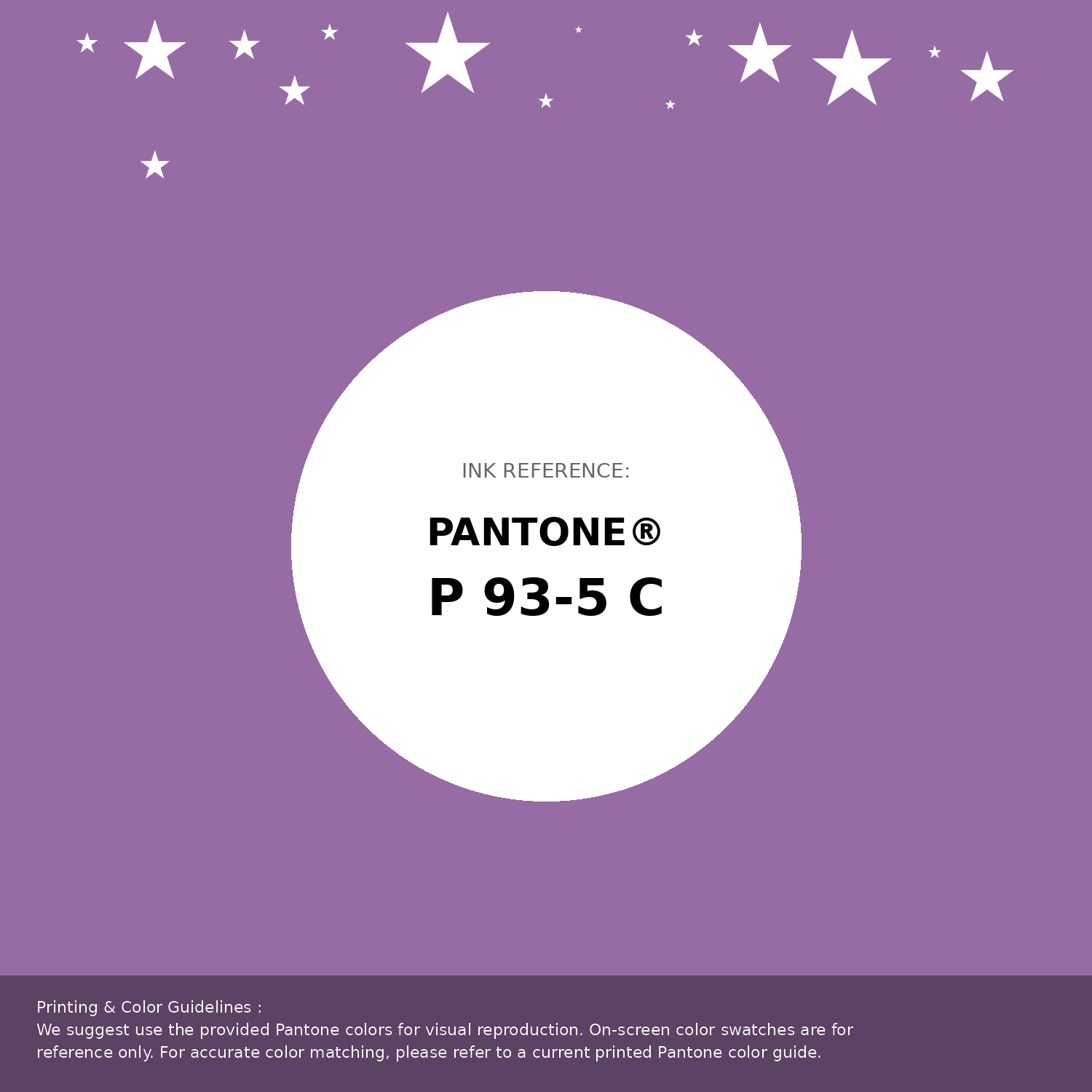 Beautiful Pantone swatch artwork featuring Pantone P 93-5 C Color | Hex color Code #976ca4. Professional color swatch design perfect for designers and color enthusiasts. #pantone #colorswatch #designresource #976ca4