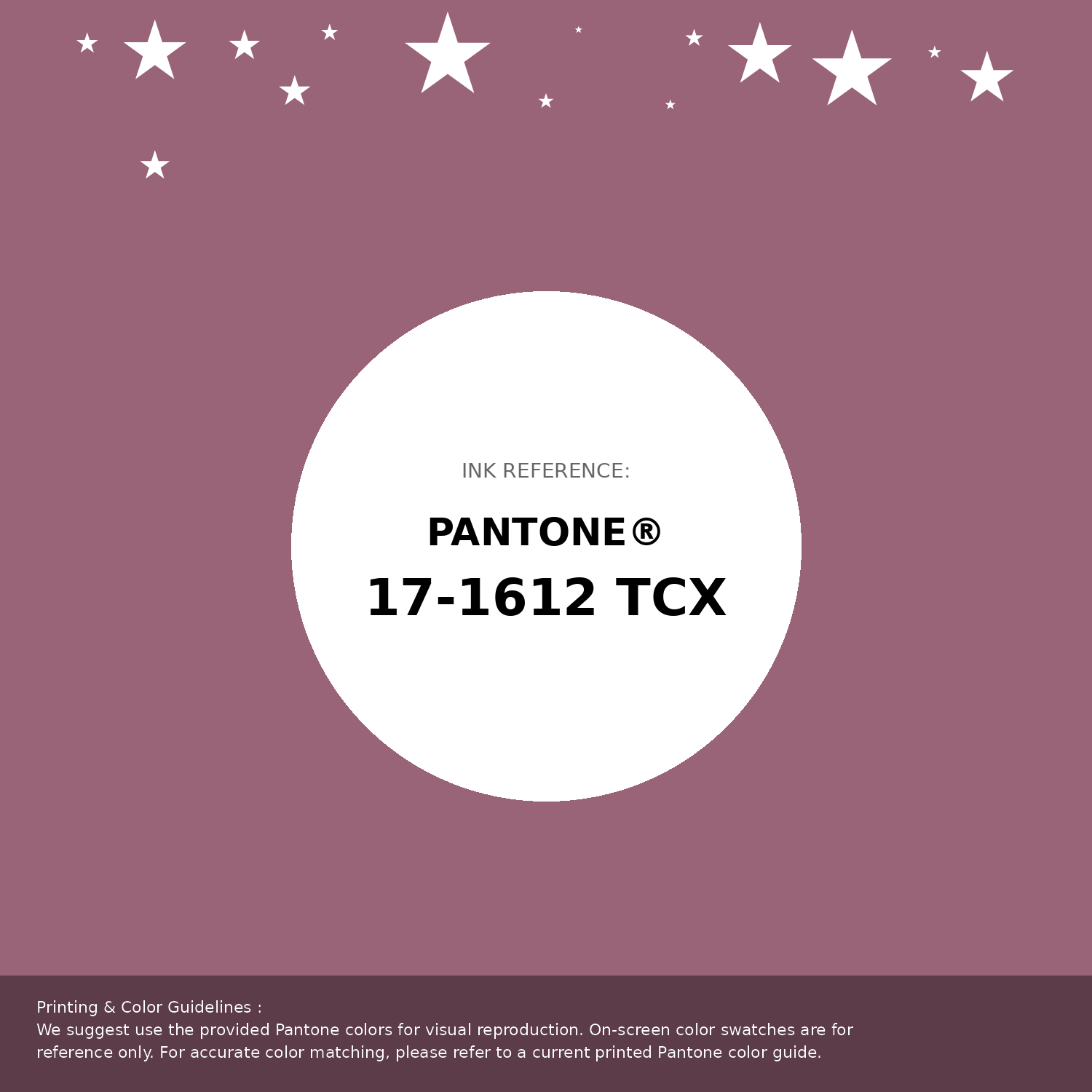 Mellow Mauve | Printing Match PANTONE 17-1612 TCX | Color
