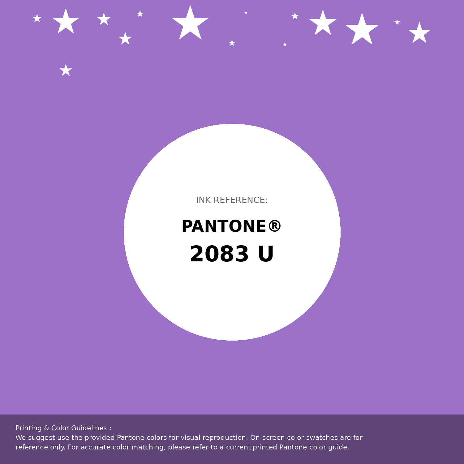 Beautiful Pantone swatch artwork featuring Pantone 2083 U Color | Hex color Code #9c71c9. Professional color swatch design perfect for designers and color enthusiasts. #pantone #colorswatch #designresource #9c71c9