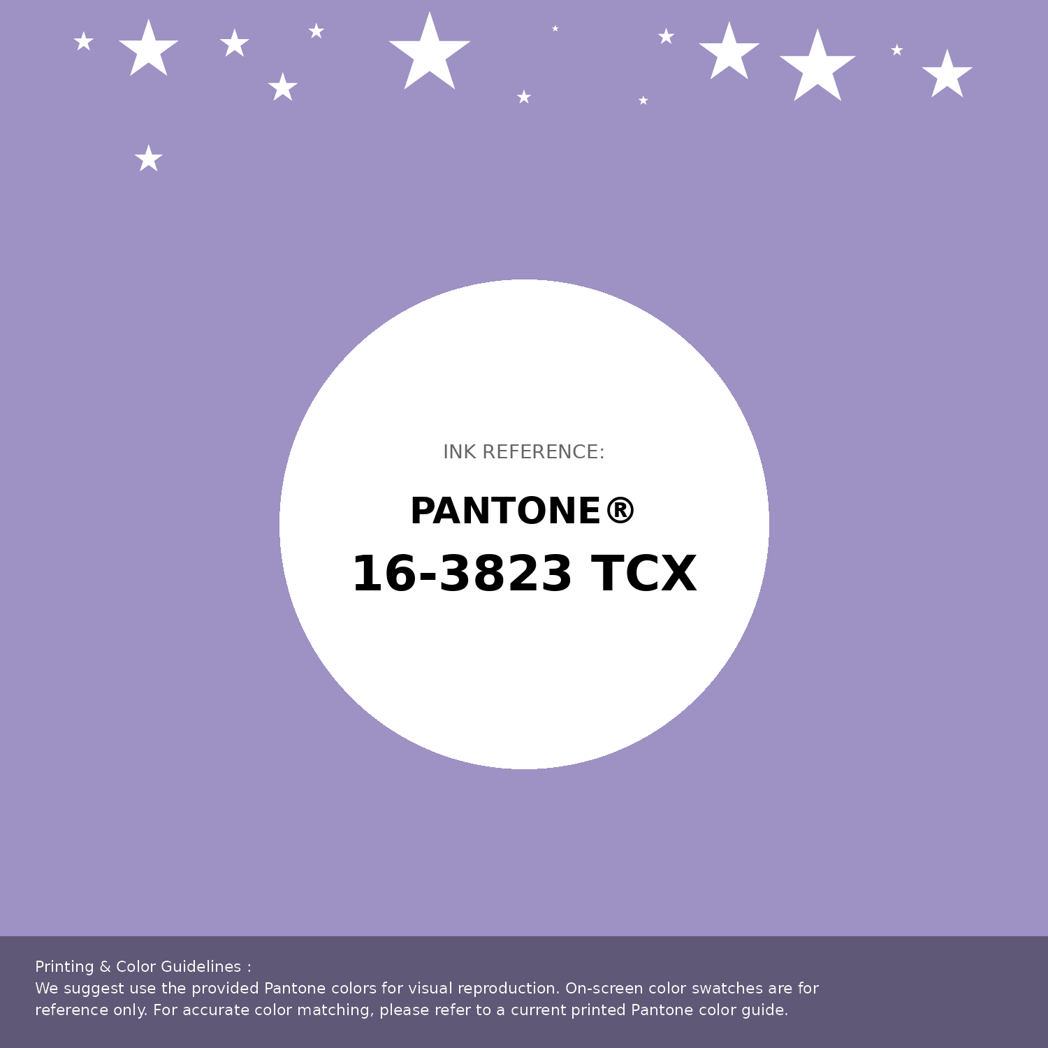 Hex Color #9e91c3 | Printing Match PANTONE 16-3823 TCX | Color