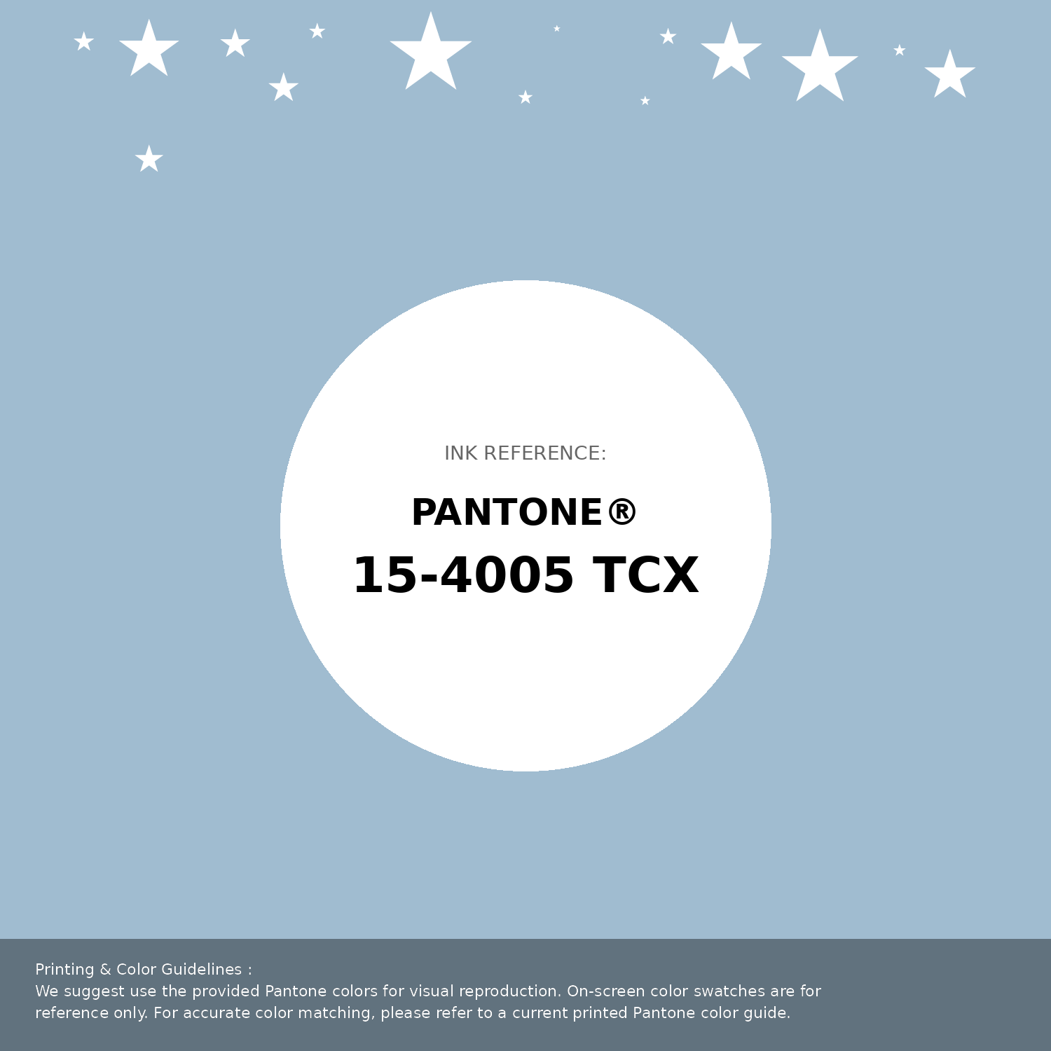 Beautiful Pantone swatch artwork featuring Pantone 15-4005 Tcx Dream Blue Color | Hex color Code #a0bcd0. Professional color swatch design perfect for designers and color enthusiasts. #pantone #colorswatch #designresource #a0bcd0